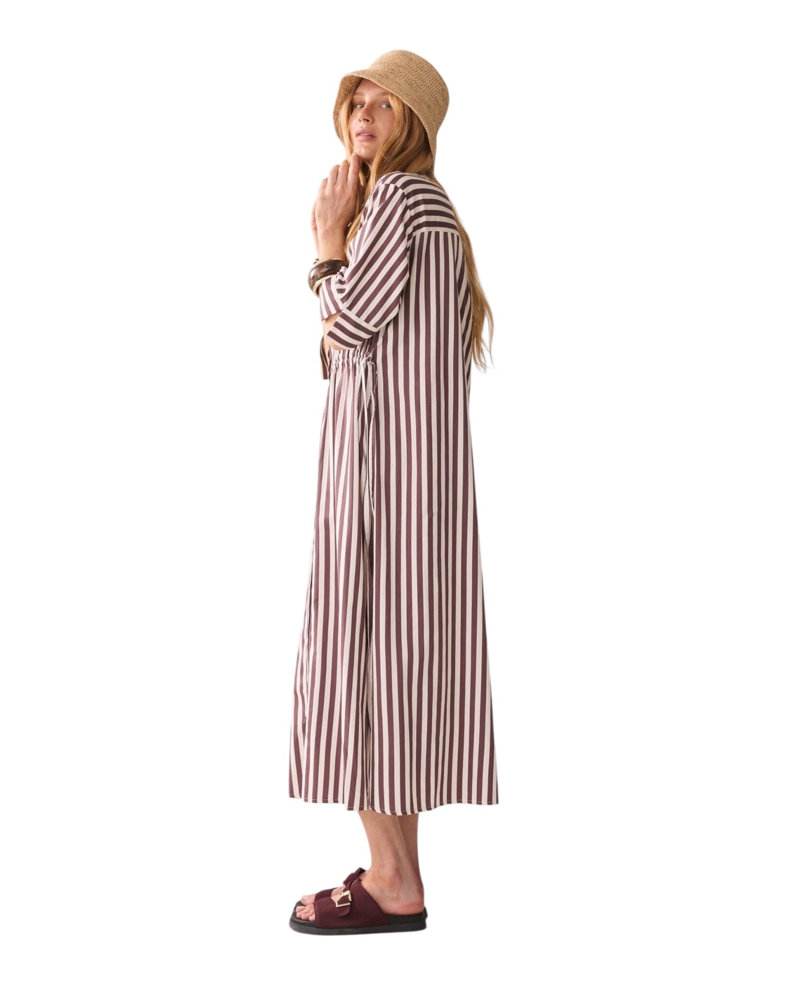 Kleid Stripe Kleid Summum Woman