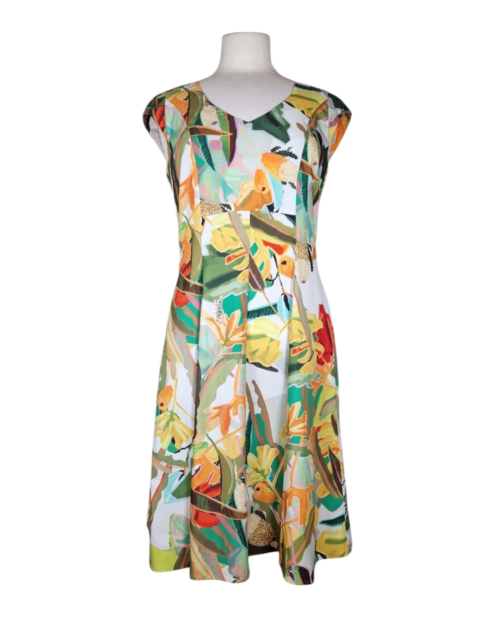 Kleid Ungana Kleid Fox's s011 Yellow Green 36