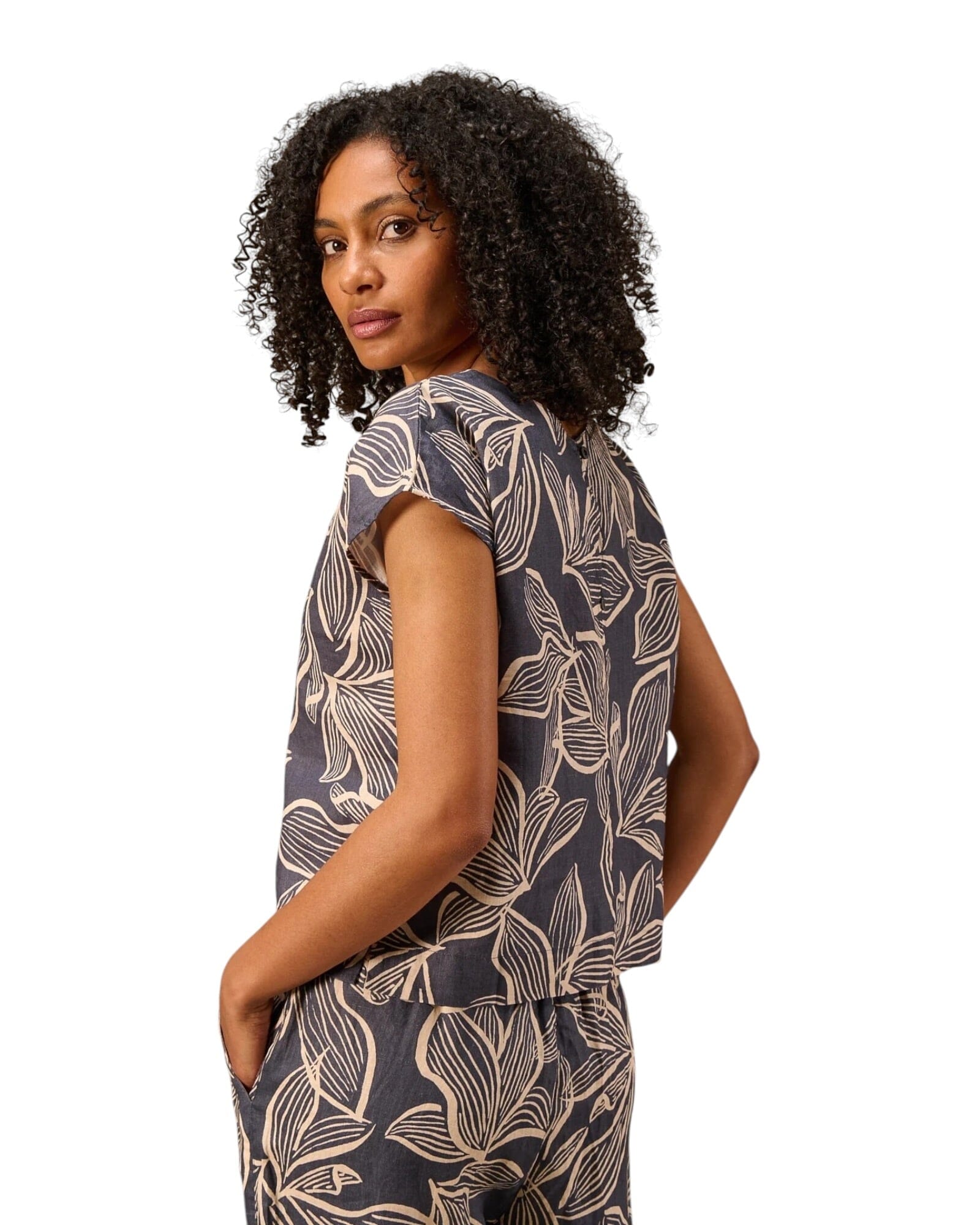 Kurzarm Bluse Bluse Nile