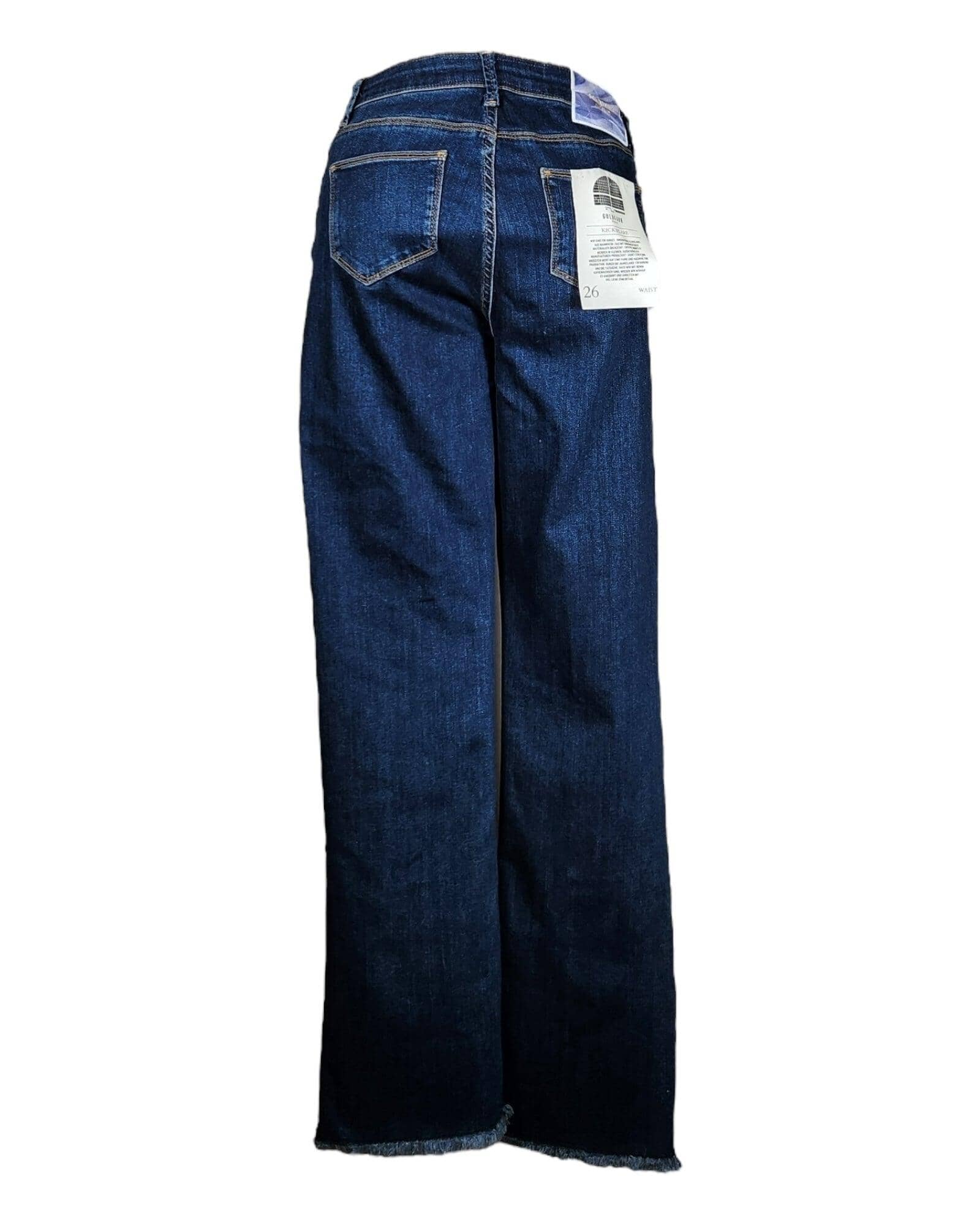 Lindenhof Kick Flare Jeanshose Goldgarn Denim