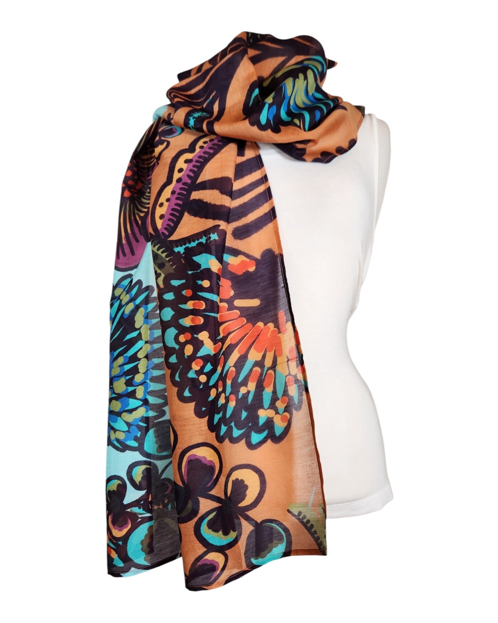 Lona Schal Salto Aubergine 50x180cm