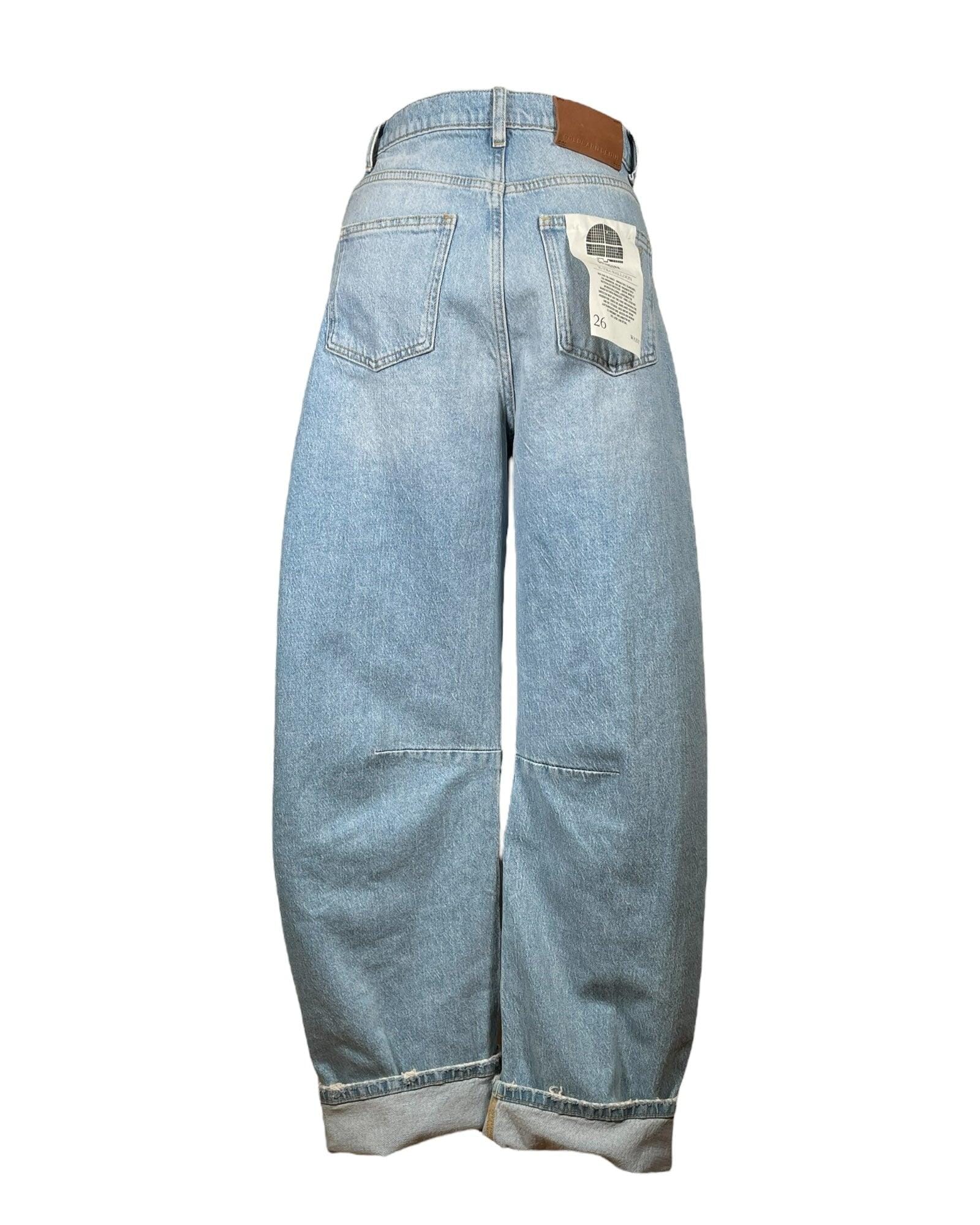 Luisenpark Ballon Jeanshose Goldgarn Denim