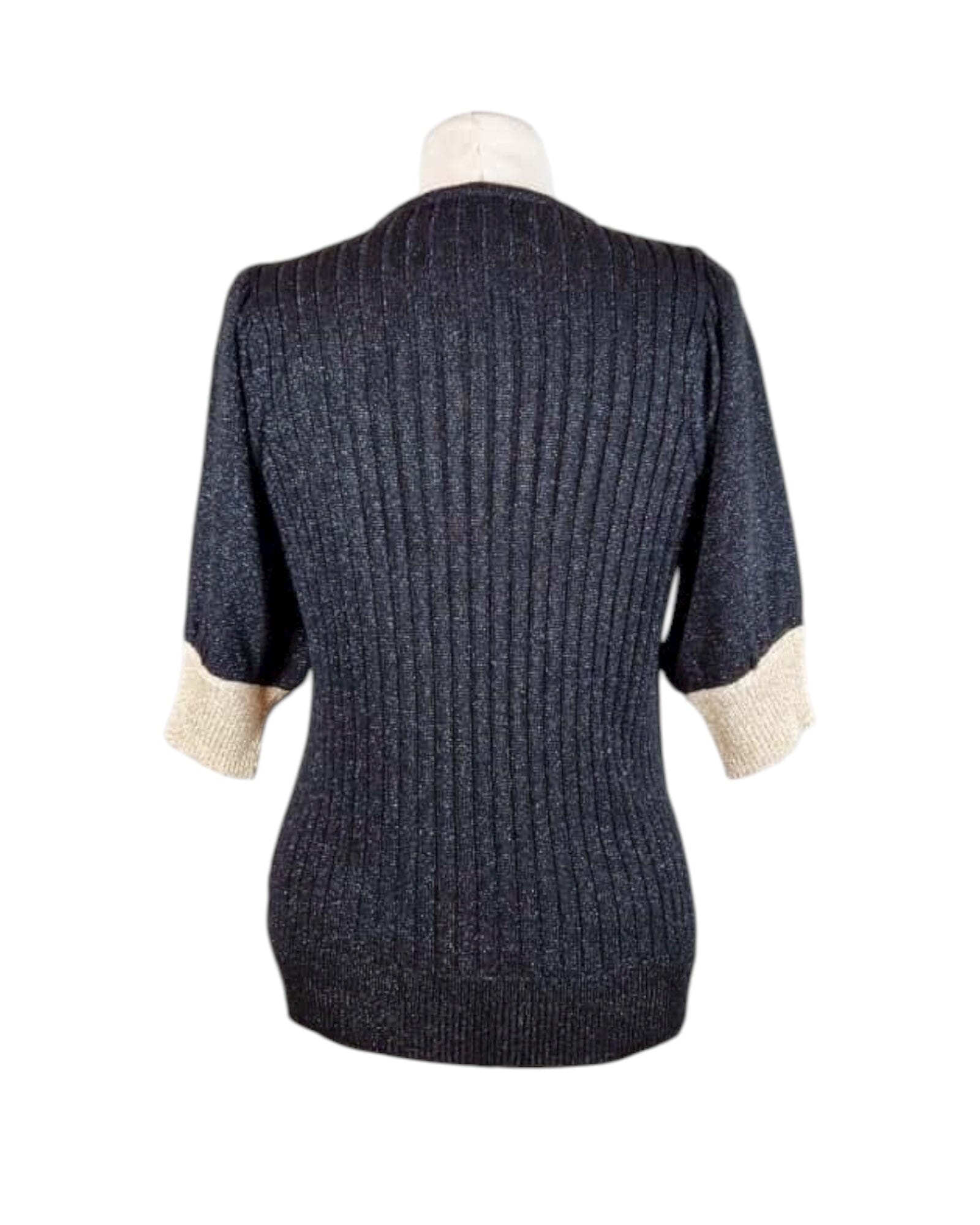 Lurexpulli Kurzarm Minerva Pullover Grace