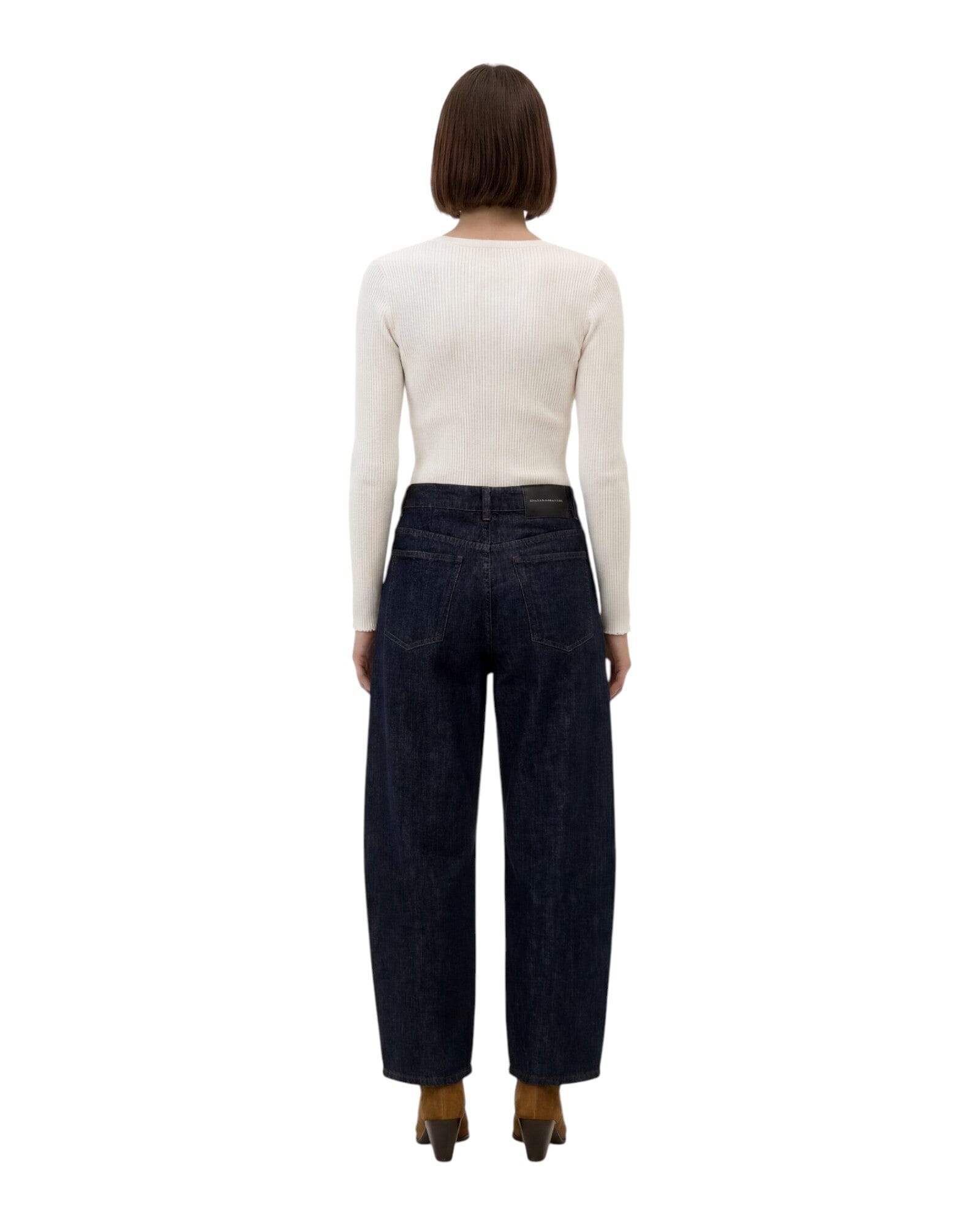 Luzenberg Classic Barrel Jeanshose Goldgarn Denim