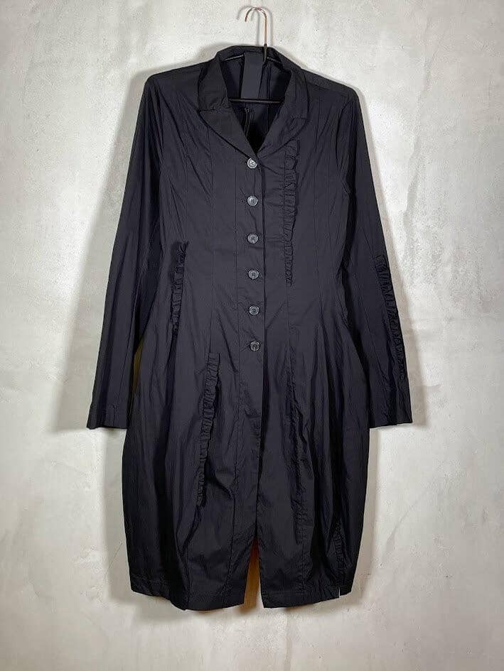 Mantel Mantel Rundholz Black Label 100B Black S