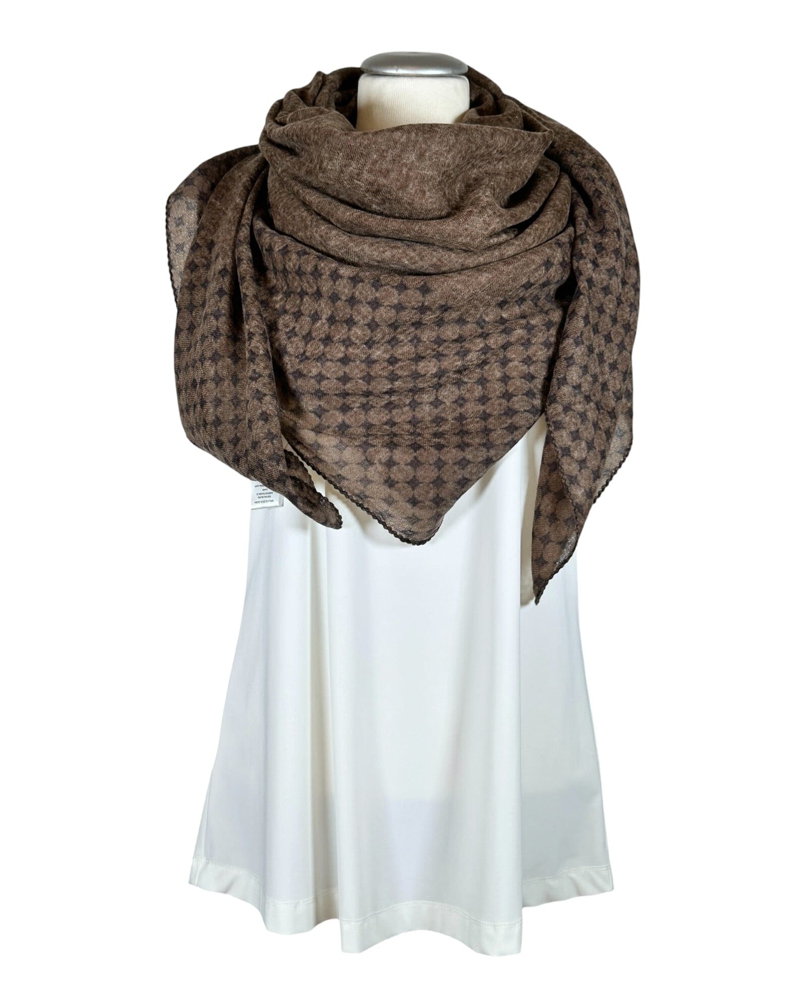 Martini Kaschmirschal Mala Alisha Brown 120 x 120cm