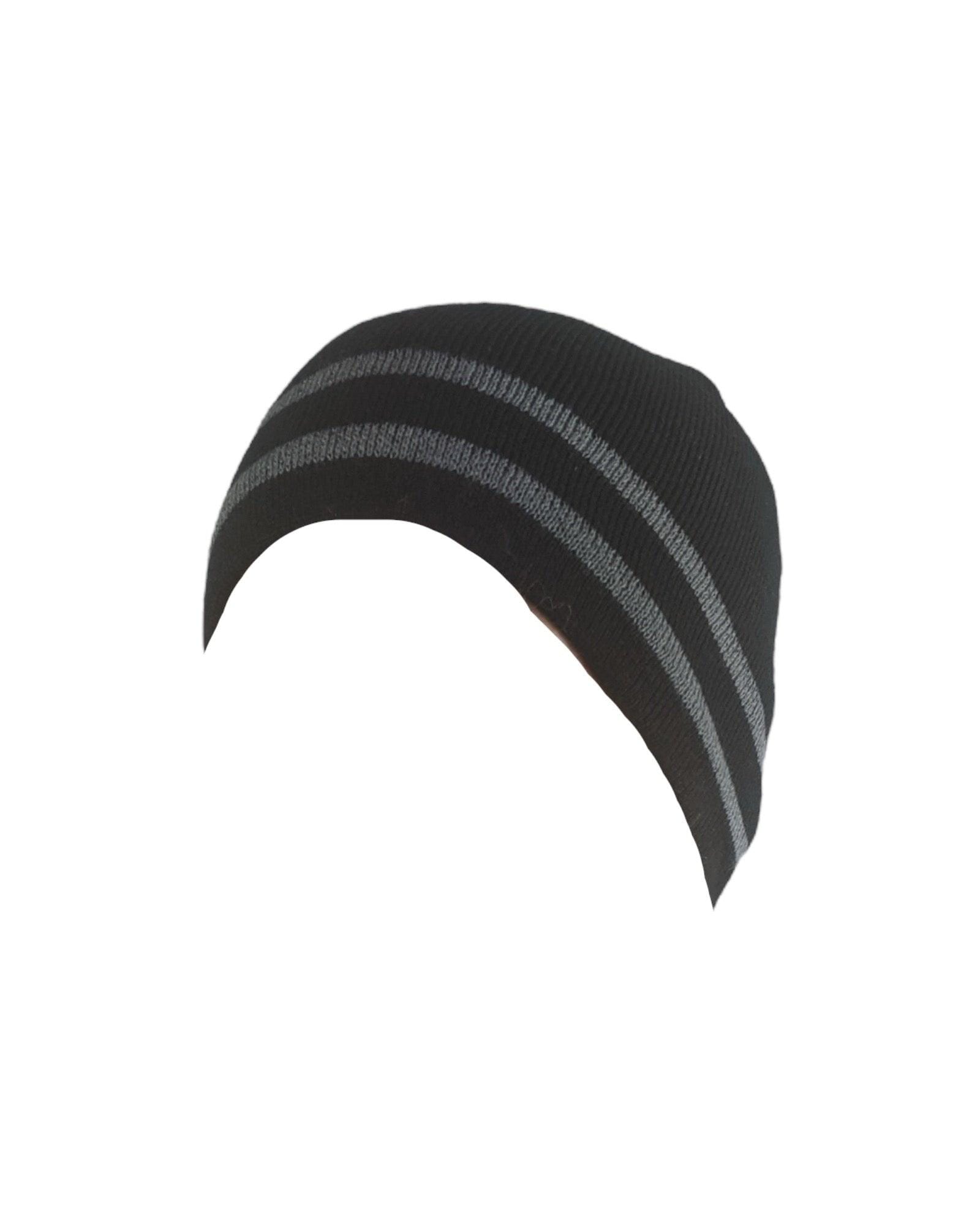 Mütze 2 Streifen Fleece, reflektierend Mütze Gebeana