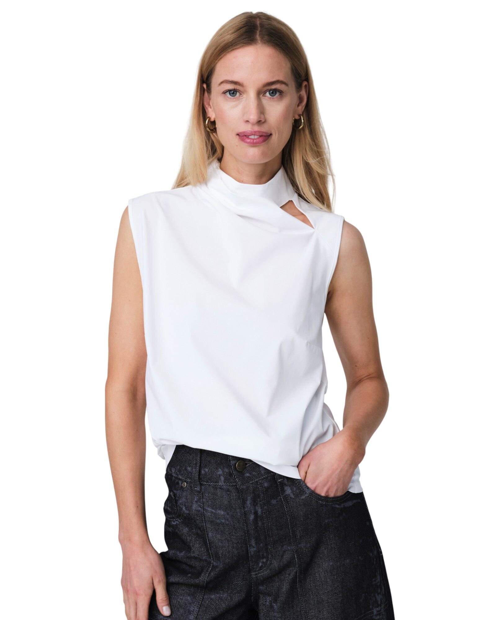 Naomi Strech Top Jane Lushka 001 White S