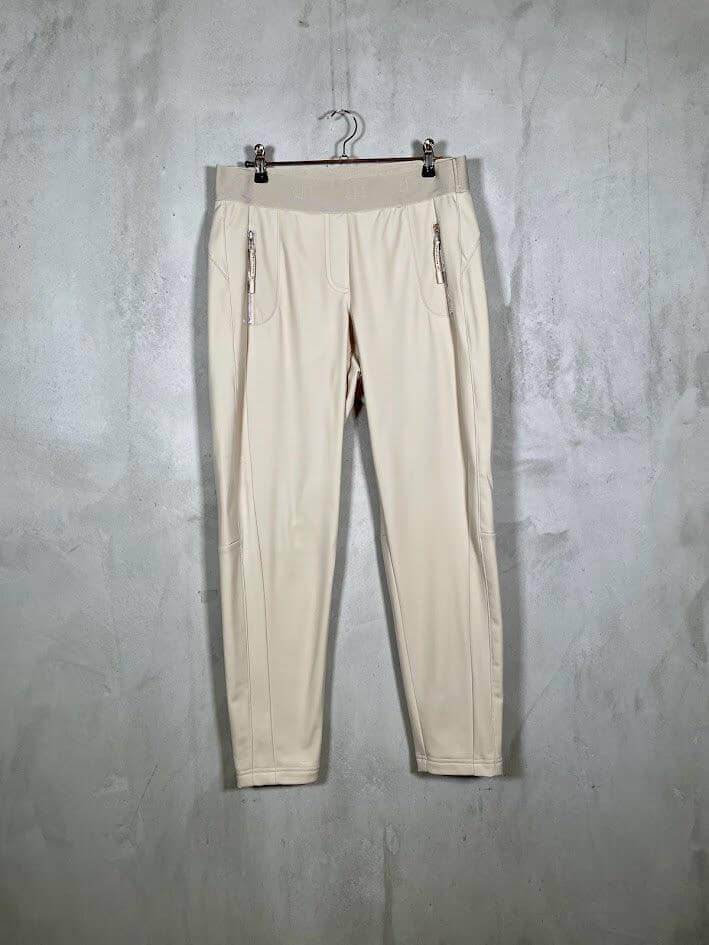 Natina Ribbon Thermo Jersey Hose Raffaello Rossi 340 Kalk 34