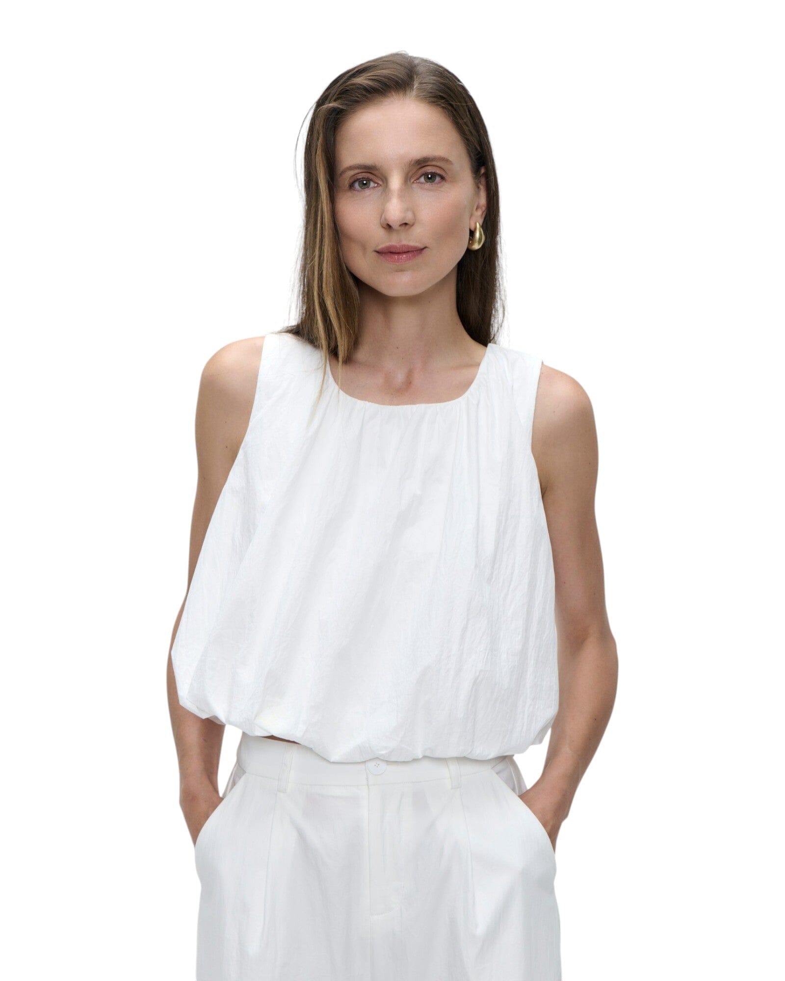 Nori Cotton Top Jane Lushka 1 White S