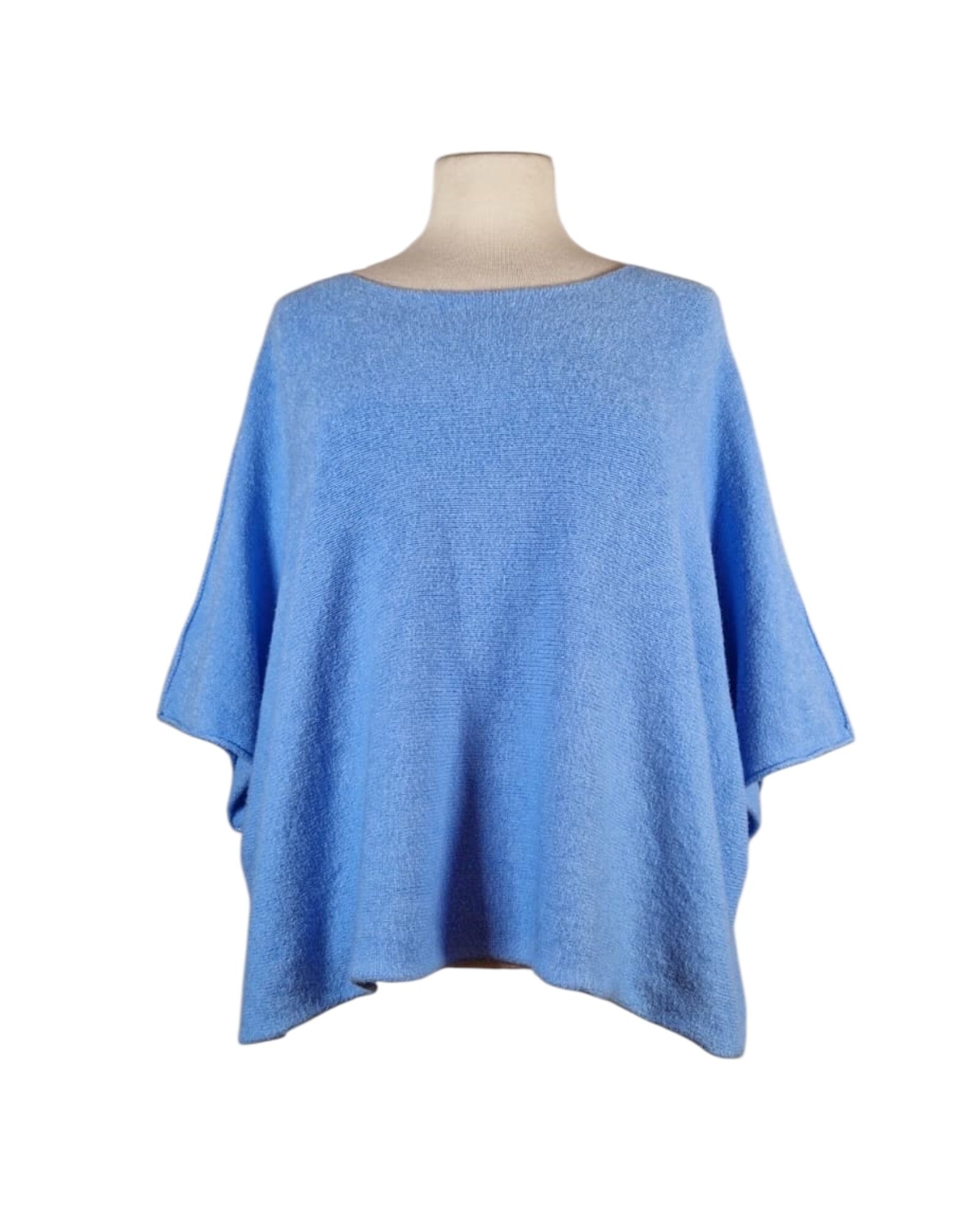 Poncho Pullover Pullover Kolibri Ulm Blau Einheitsgröße