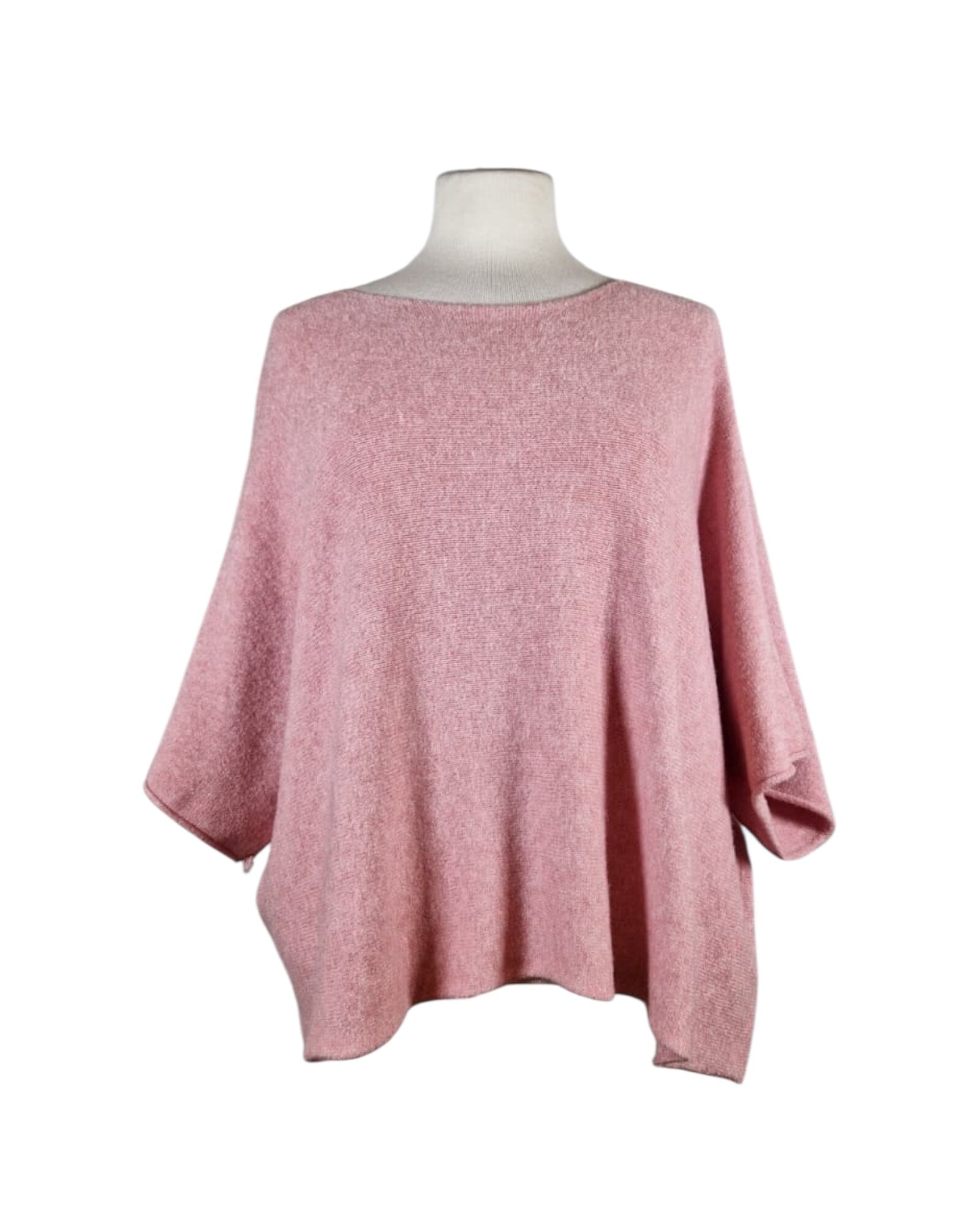 Poncho Pullover Pullover Kolibri Ulm Rosa Einheitsgröße
