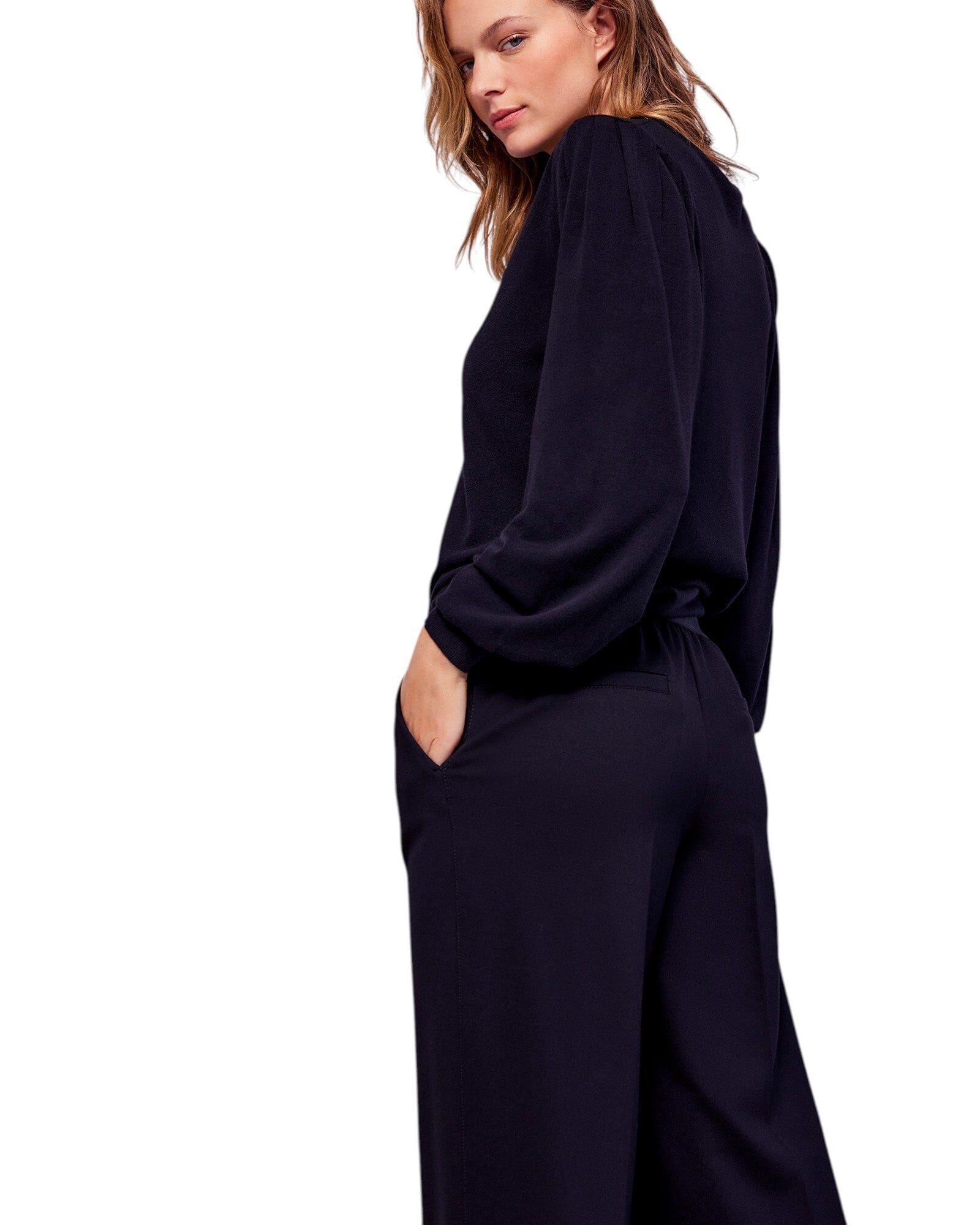 Puffy Sleeve Pullover Summum Woman