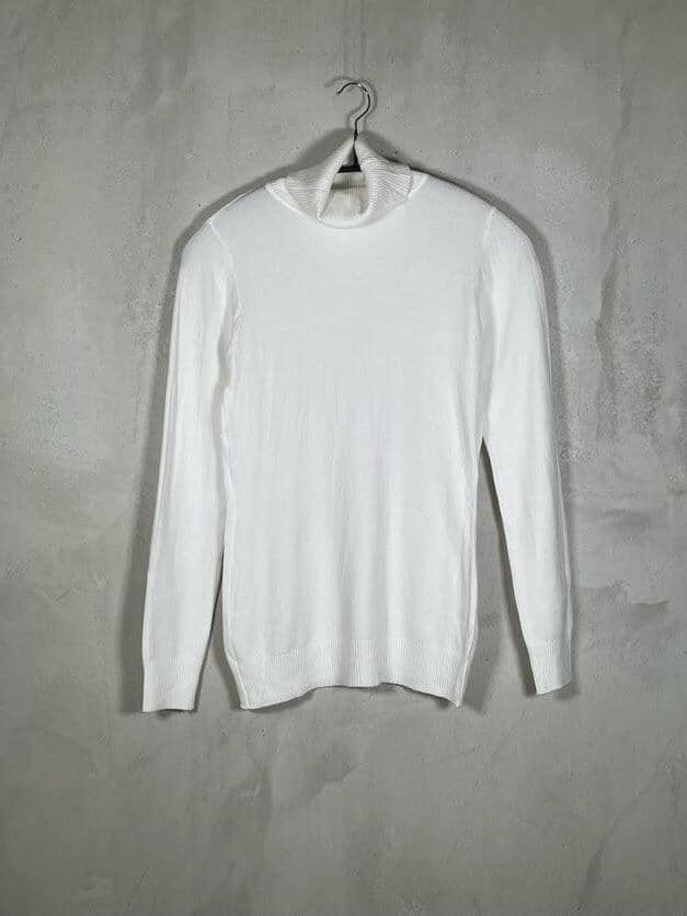 Pullover Rollkragen Pullover Kolibri Ulm Weiß Einheitsgröße