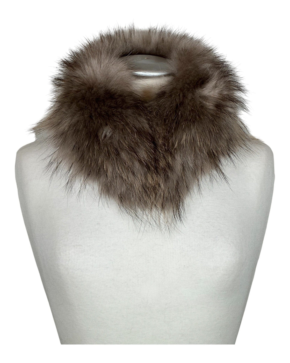 Raccoon Collar Fellkragen Funk 315 Beige 47 x 3,5 cm