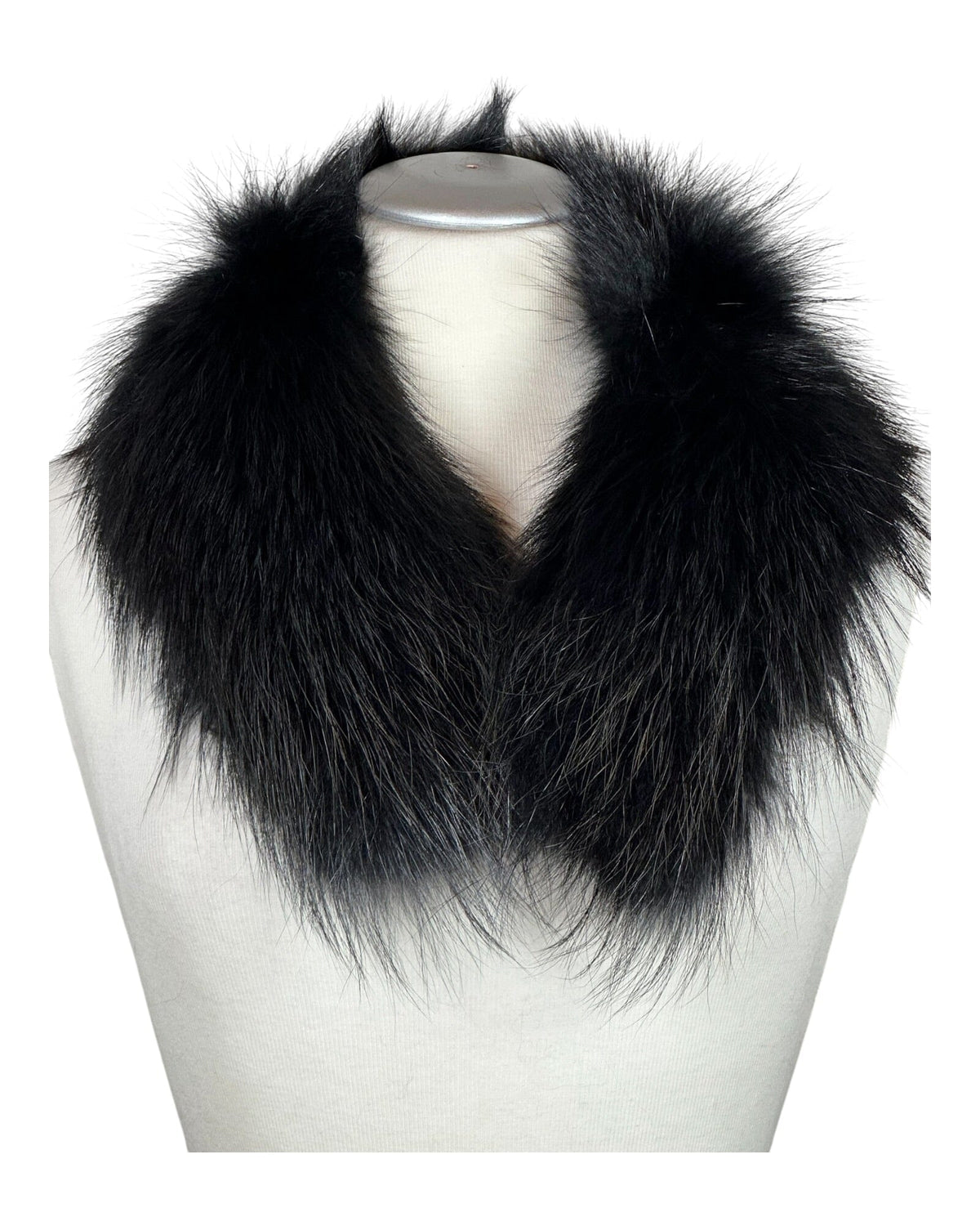 Raccoon Collar Fellkragen Funk 900 Black ca. 76cm