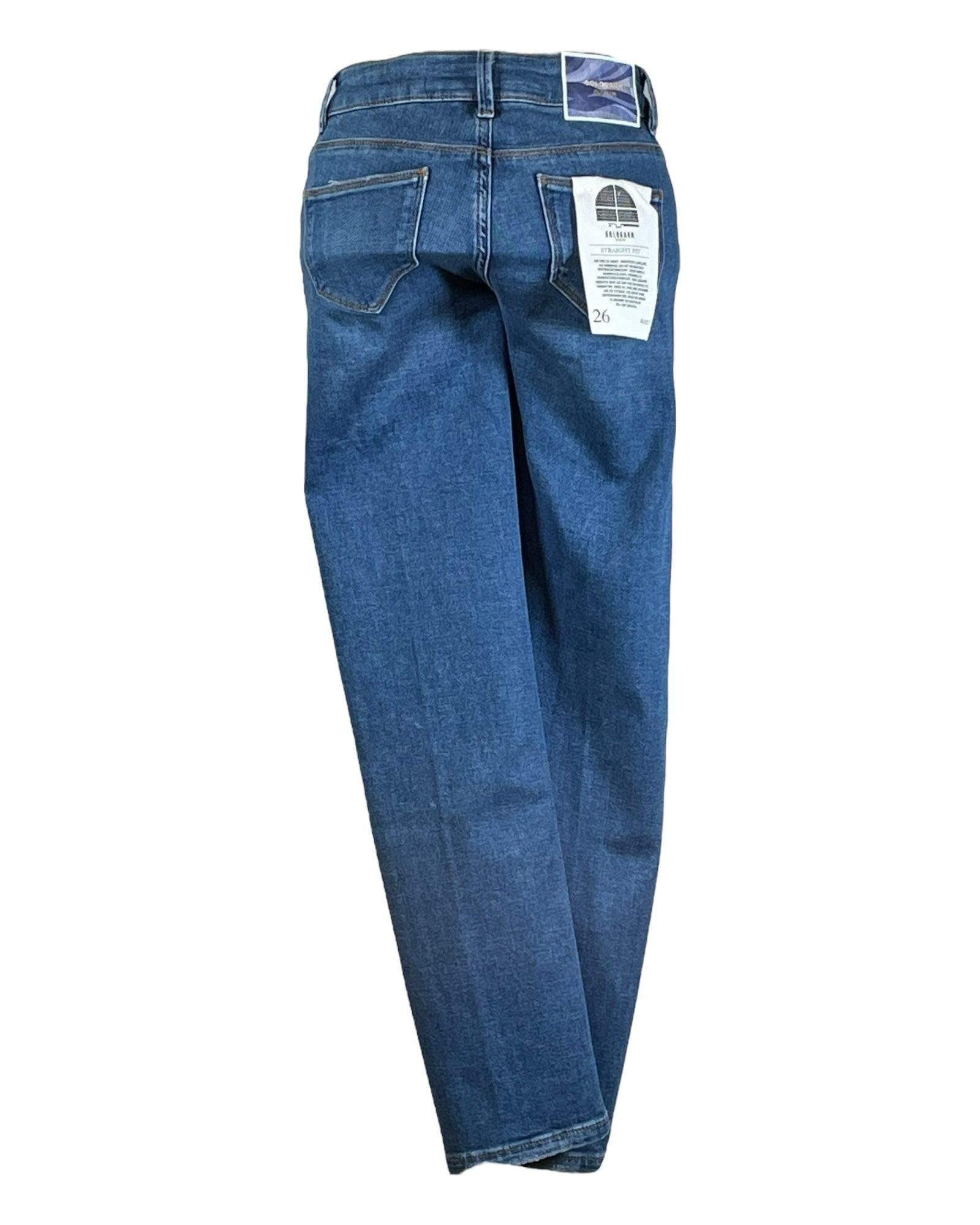 Rosengarten Straight Jeanshose Goldgarn Denim
