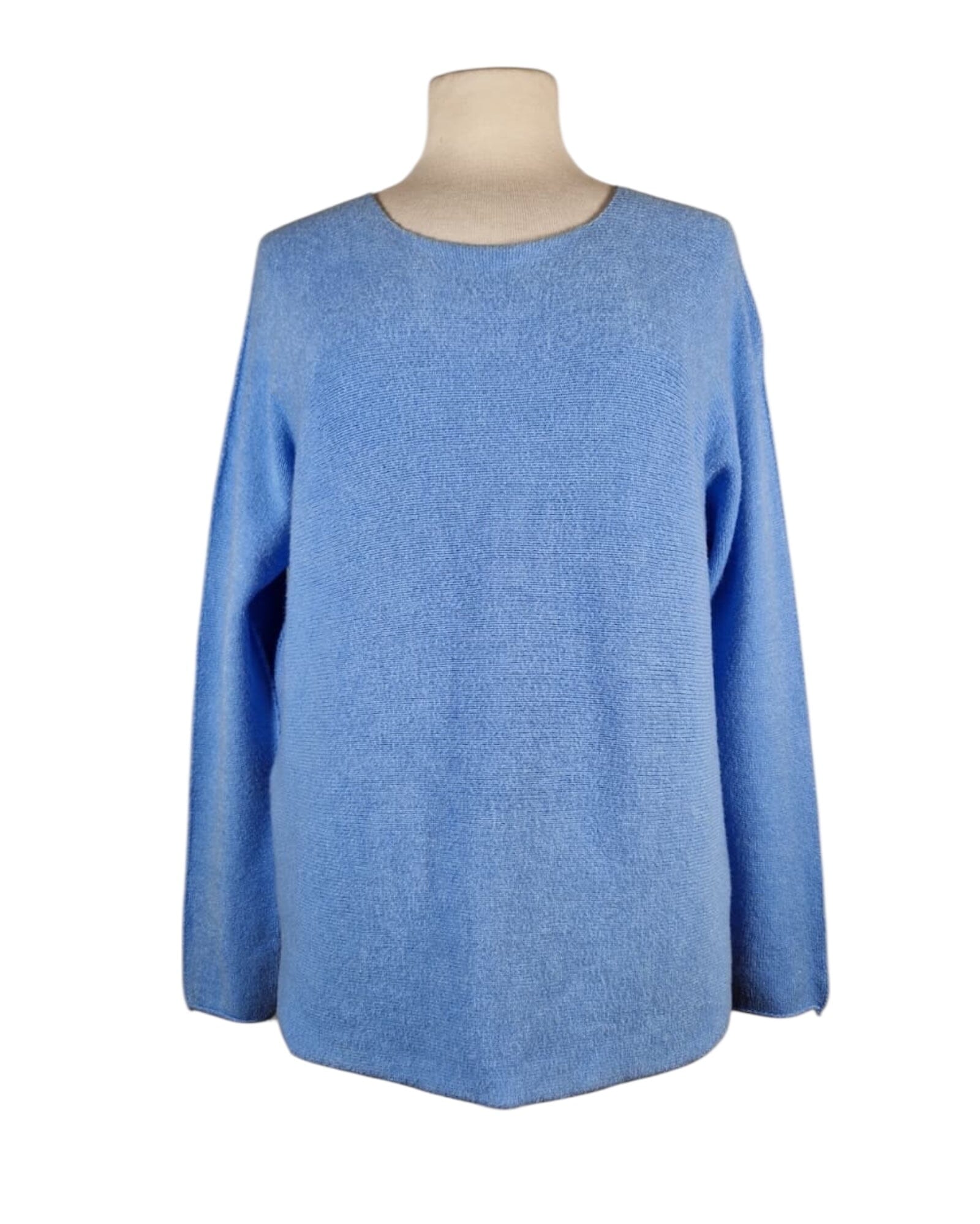 Rundhals Pullover Pullover Kolibri Ulm Hellblau Einheitsgröße