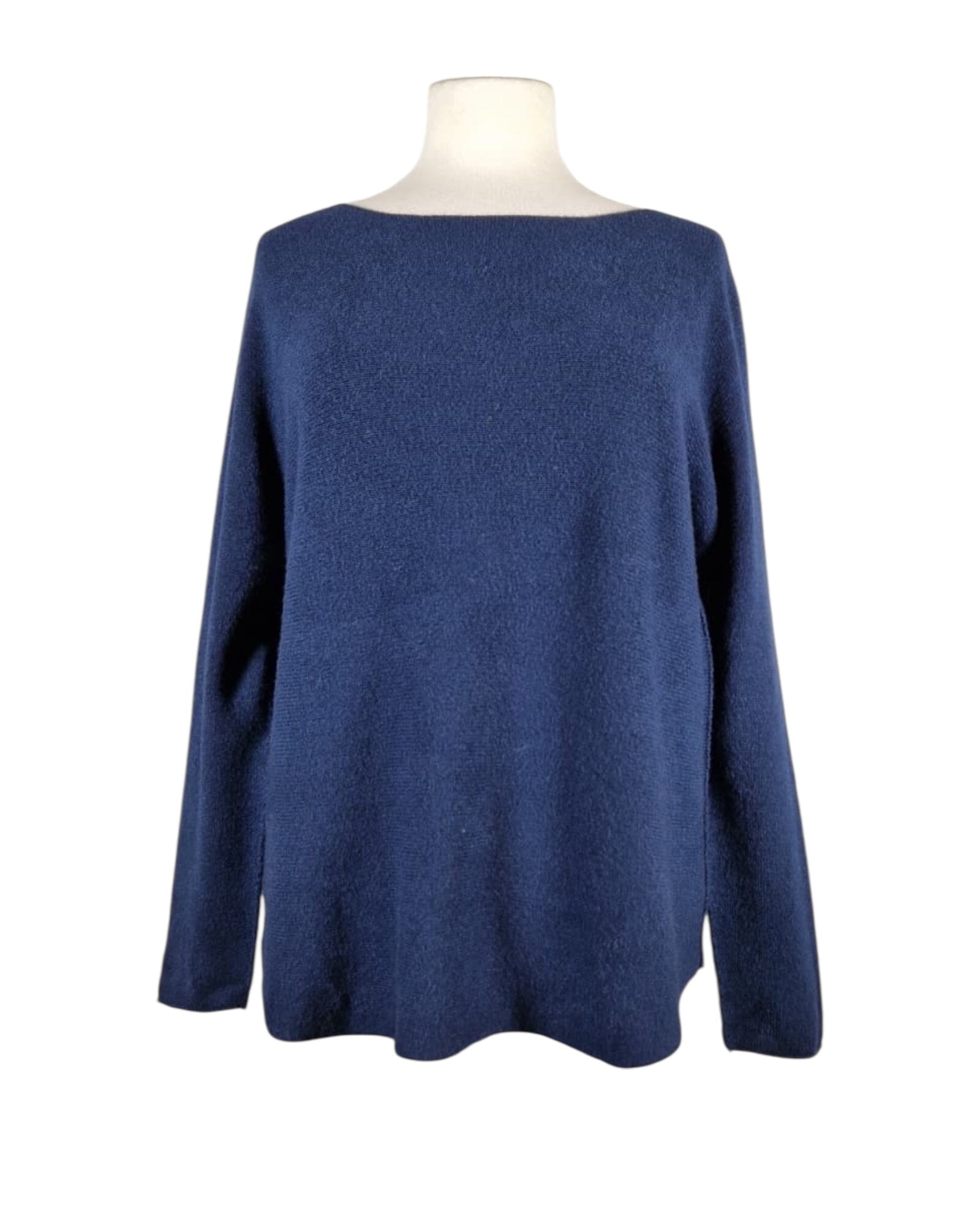 Rundhals Pullover Pullover Kolibri Ulm Marine Einheitsgröße