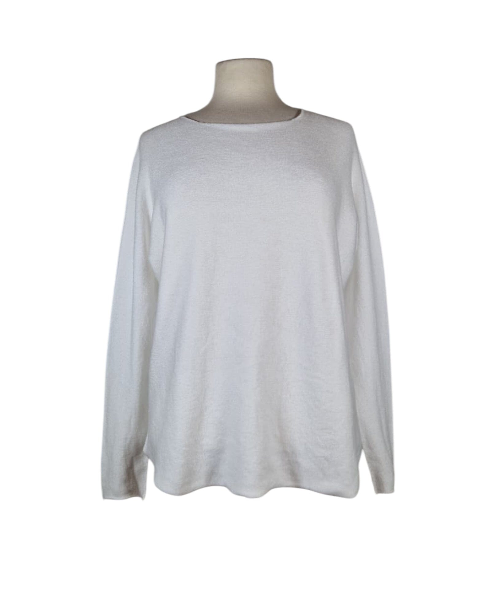 Rundhals Pullover Pullover Kolibri Ulm Weiß Einheitsgröße