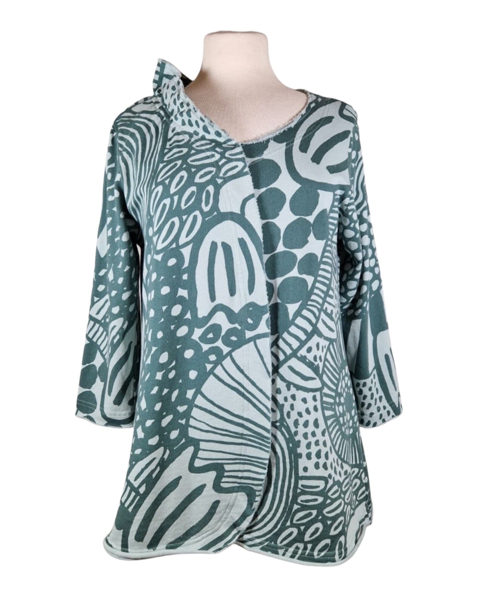 Shirt Shirt Rundholz Black Label 451 Grass Print S