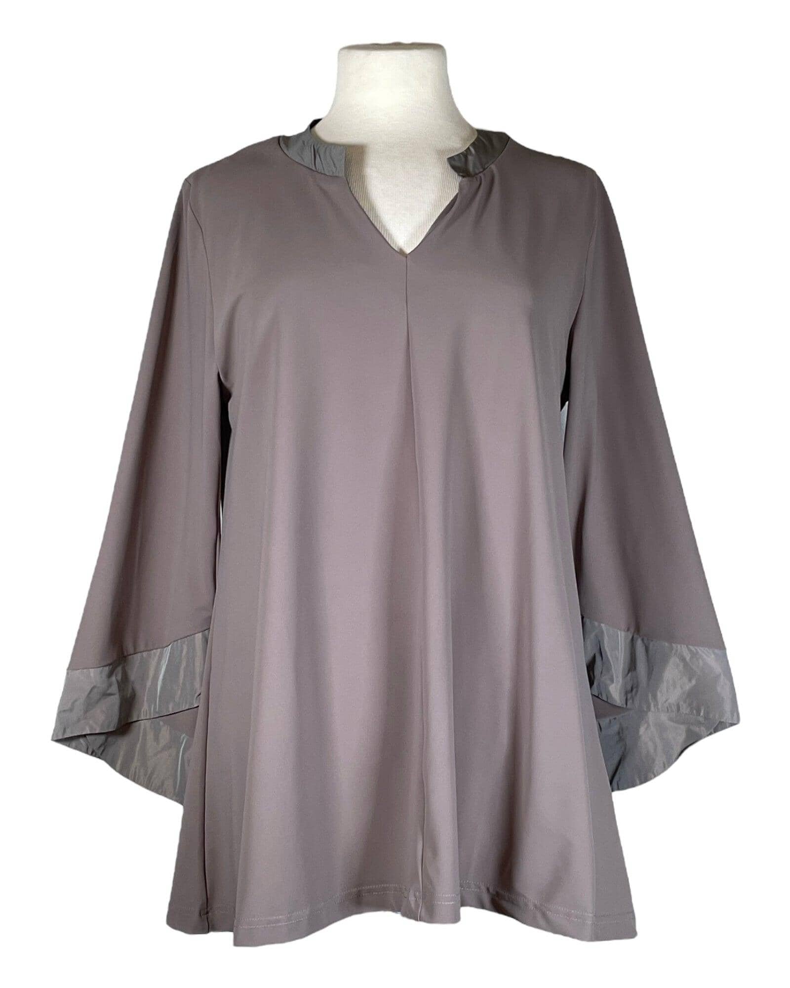 Shirt Shirt Zeitlos by Luana Dunkelnougat 1
