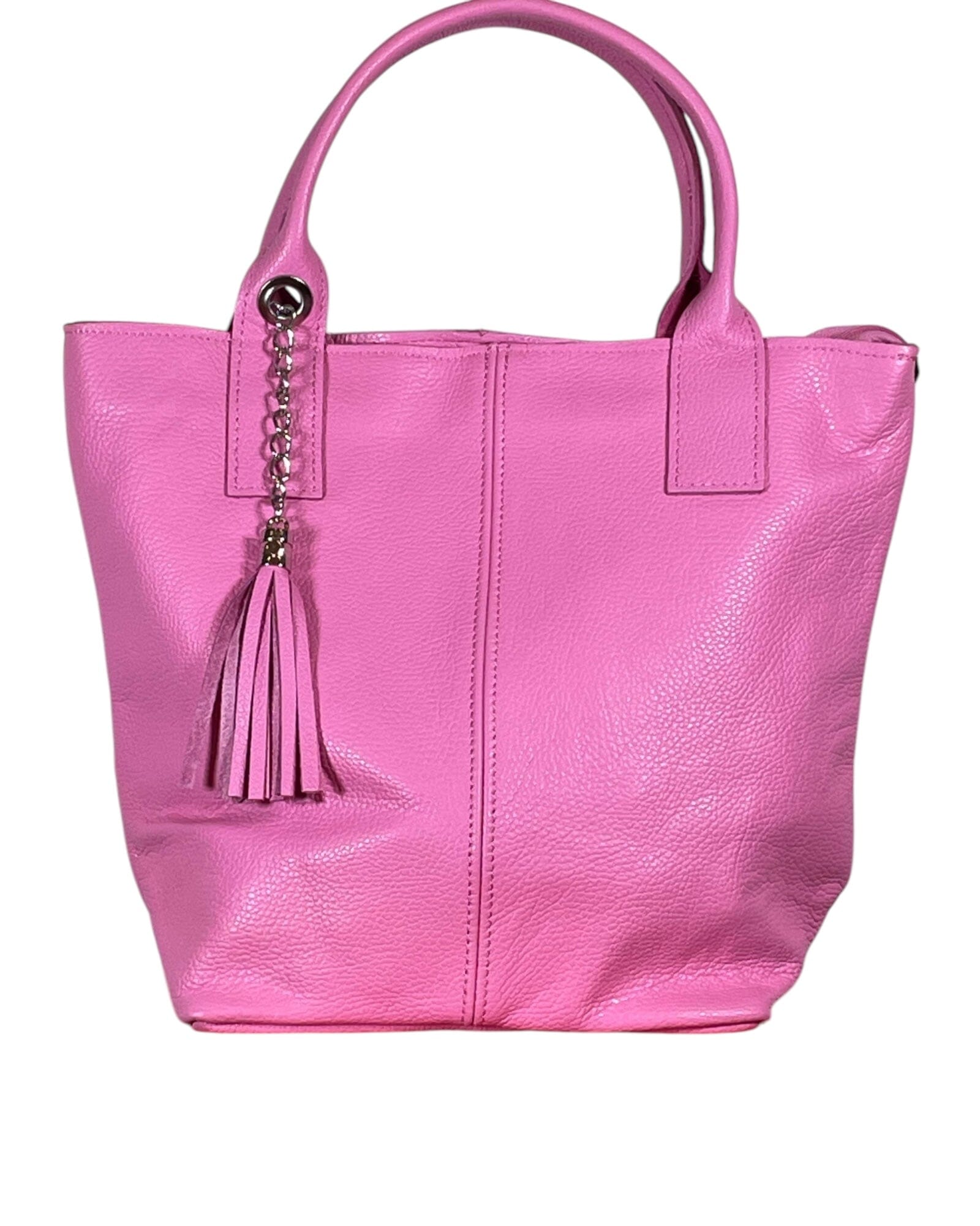 Shoppingbag Leder Tasche Kolibri Ulm Rosa ca. 42x35cm