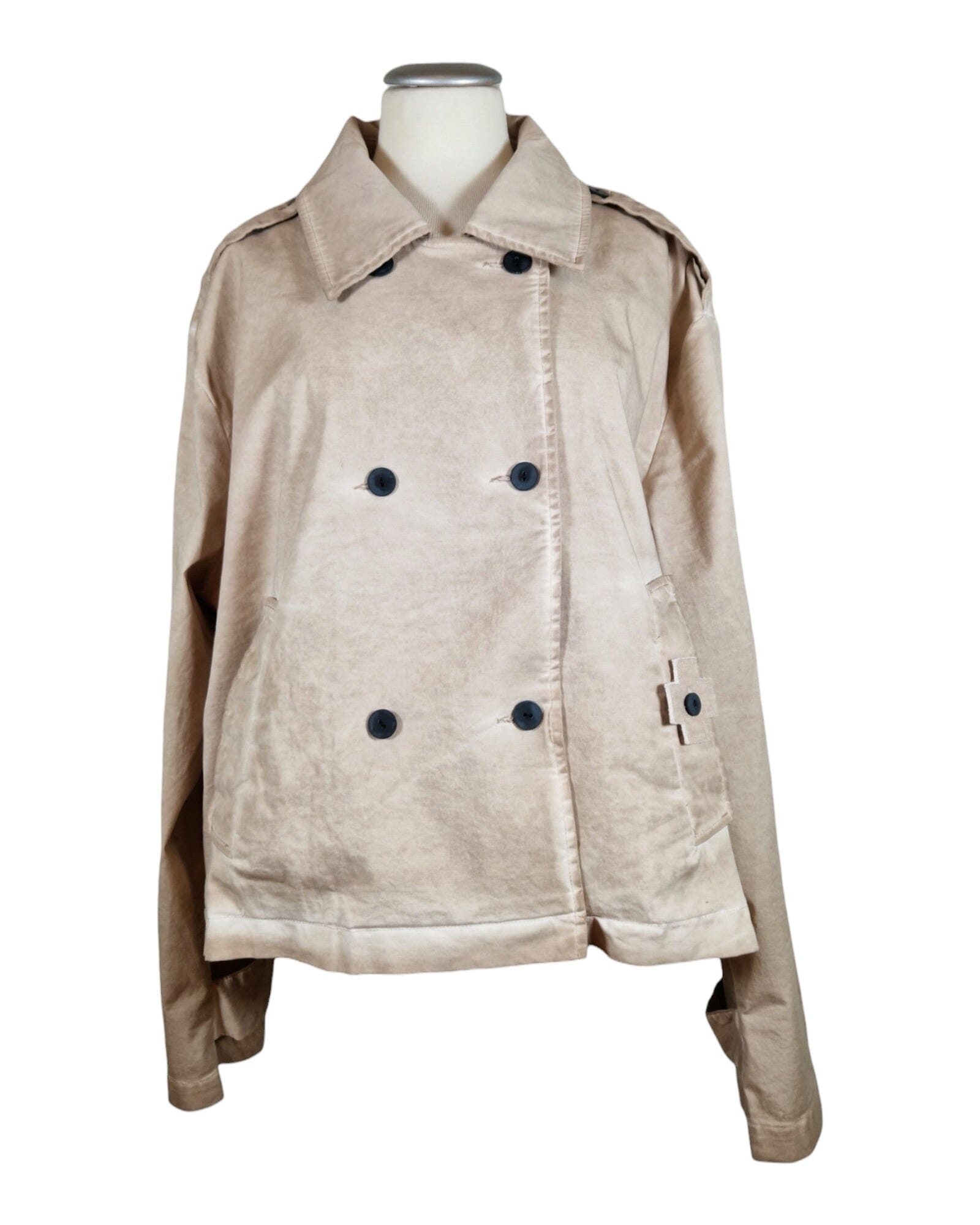 Short trench Jacke Plü Desert Einheitsgröße