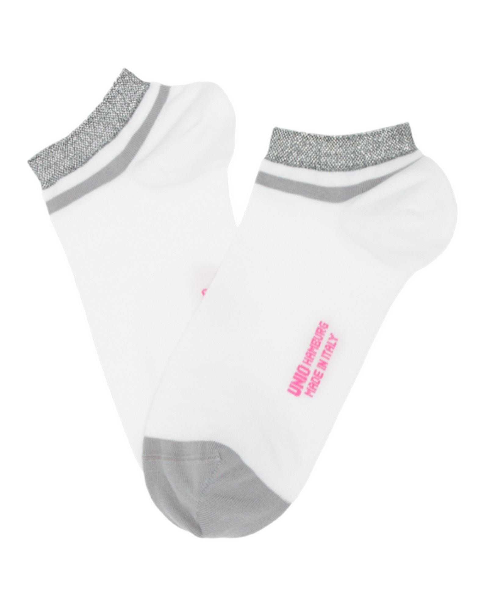 Shorty Glitzi Socken UNIO 05 White-Silver GLitzi 36-38