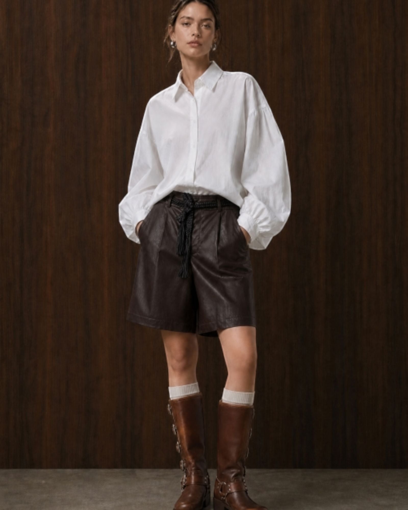 Sola Bermuda Shorts Bermuda Jane Lushka 3 Dark Brown XS