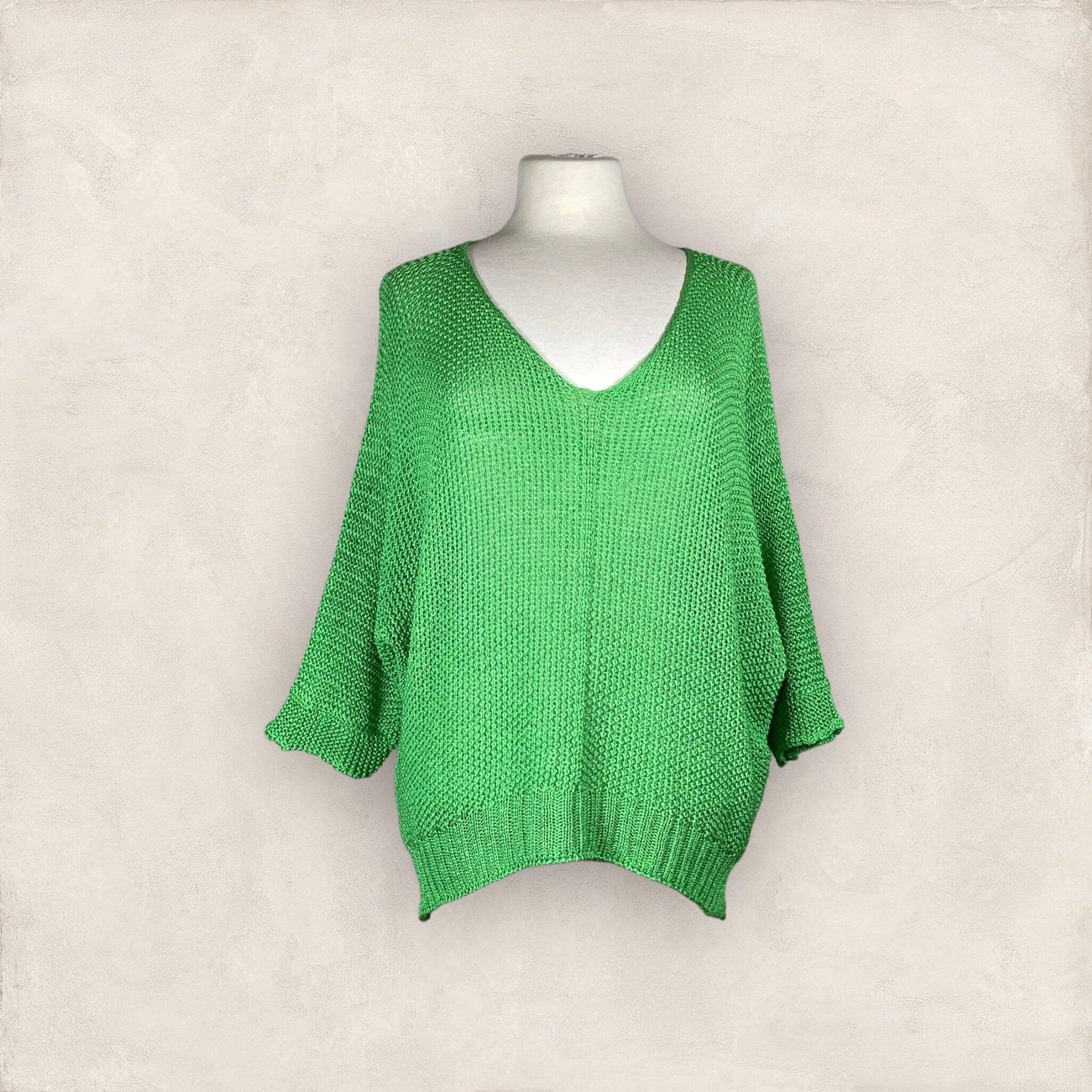 Sommer Pulli Pullover Kolibri Ulm Hellgrün Einheitsgröße