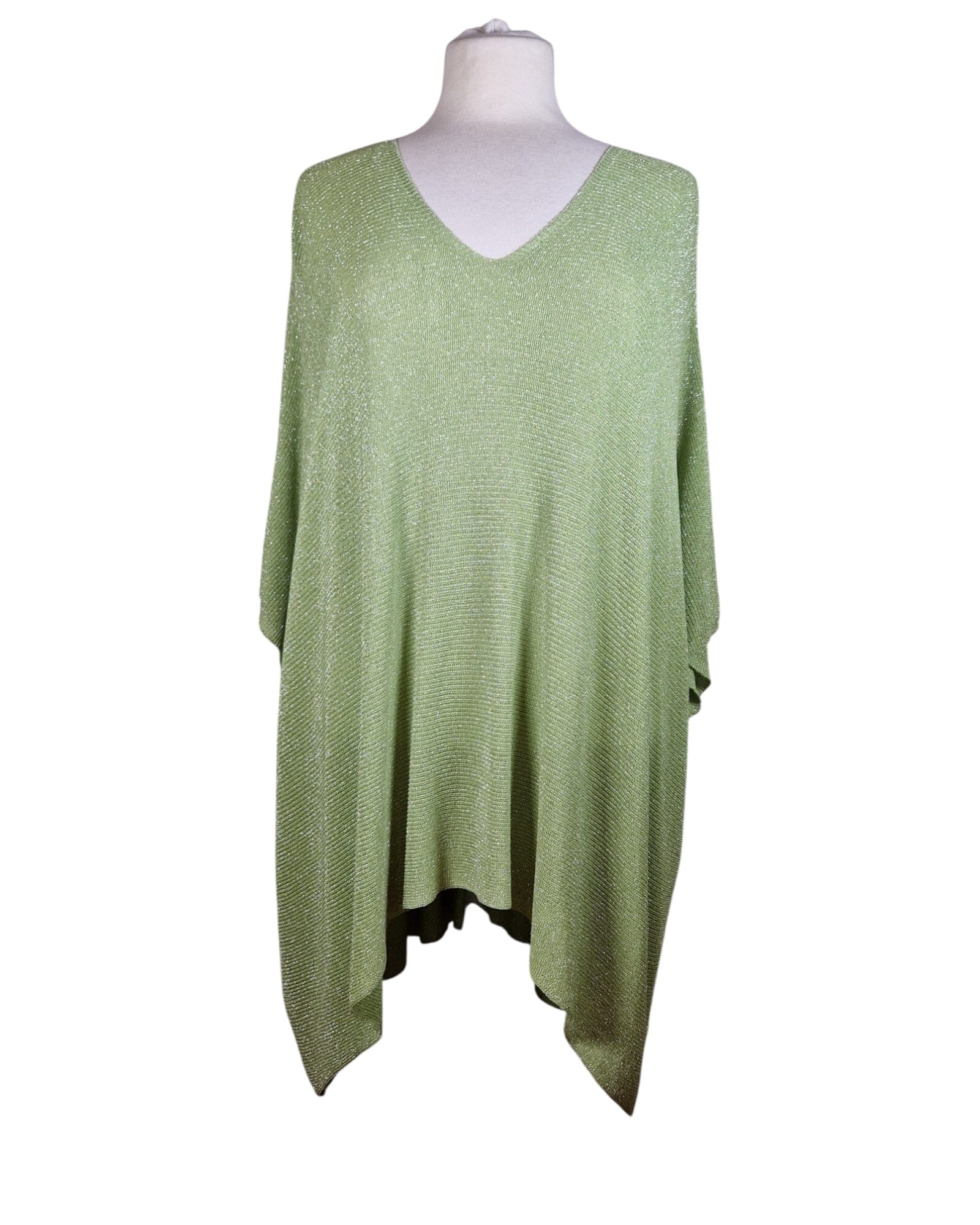 Sommerponcho Poncho Kolibri Ulm Autumn Green-14 Einheitsgröße
