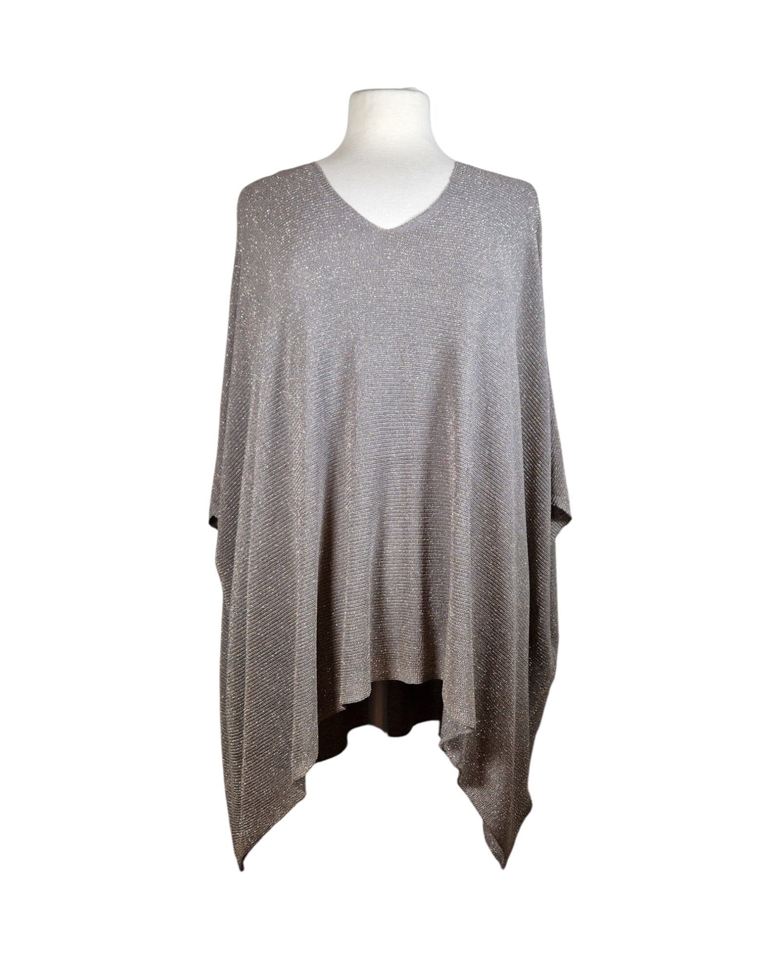 Sommerponcho Poncho Kolibri Ulm Marrone-13A Einheitsgröße