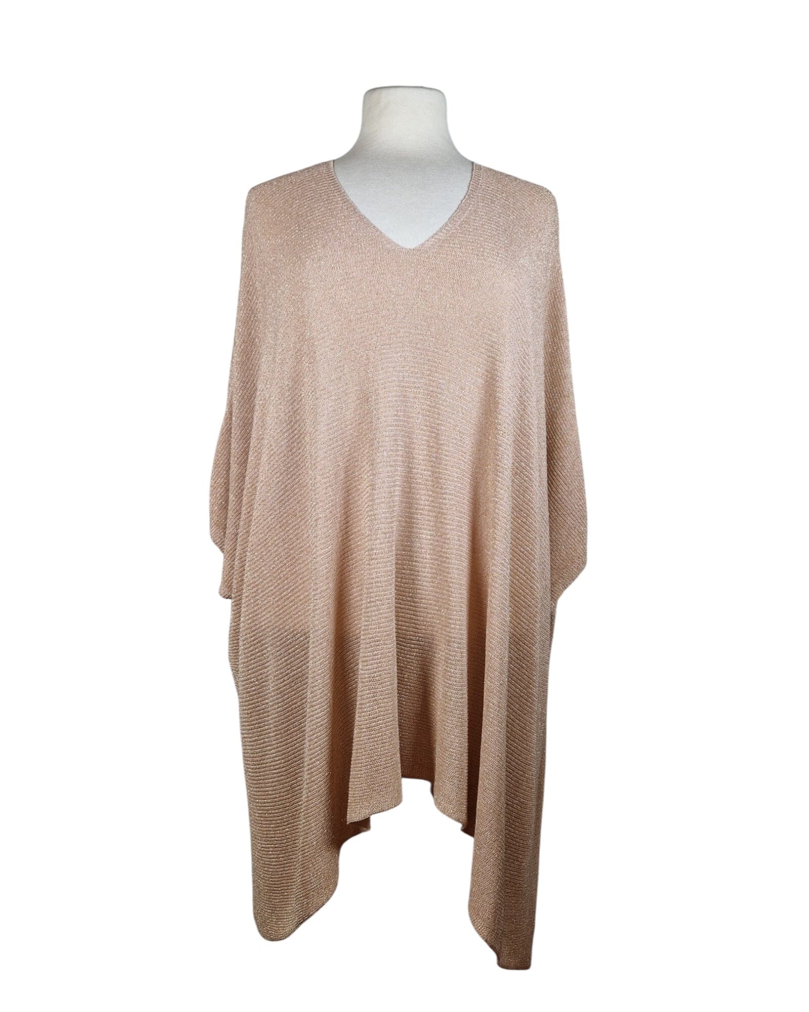 Sommerponcho Poncho Kolibri Ulm Oro Beige-5A Einheitsgröße