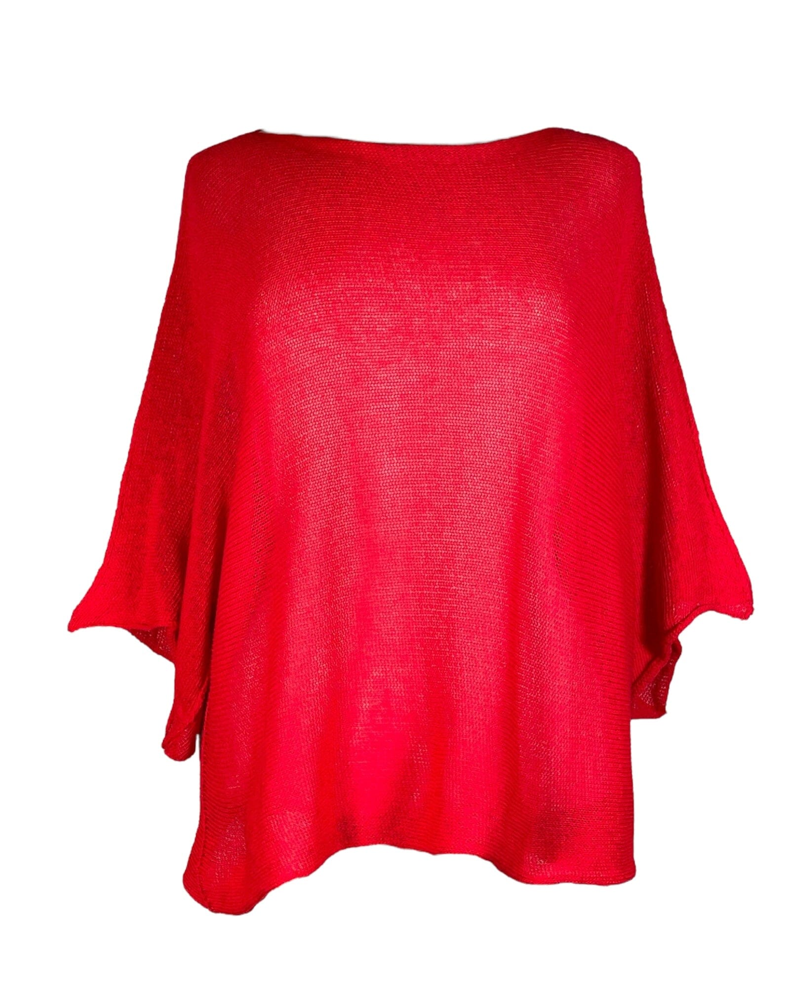 Sommerpullover Kurzarm Pullover Kolibri Ulm Rot Einheitsgröße