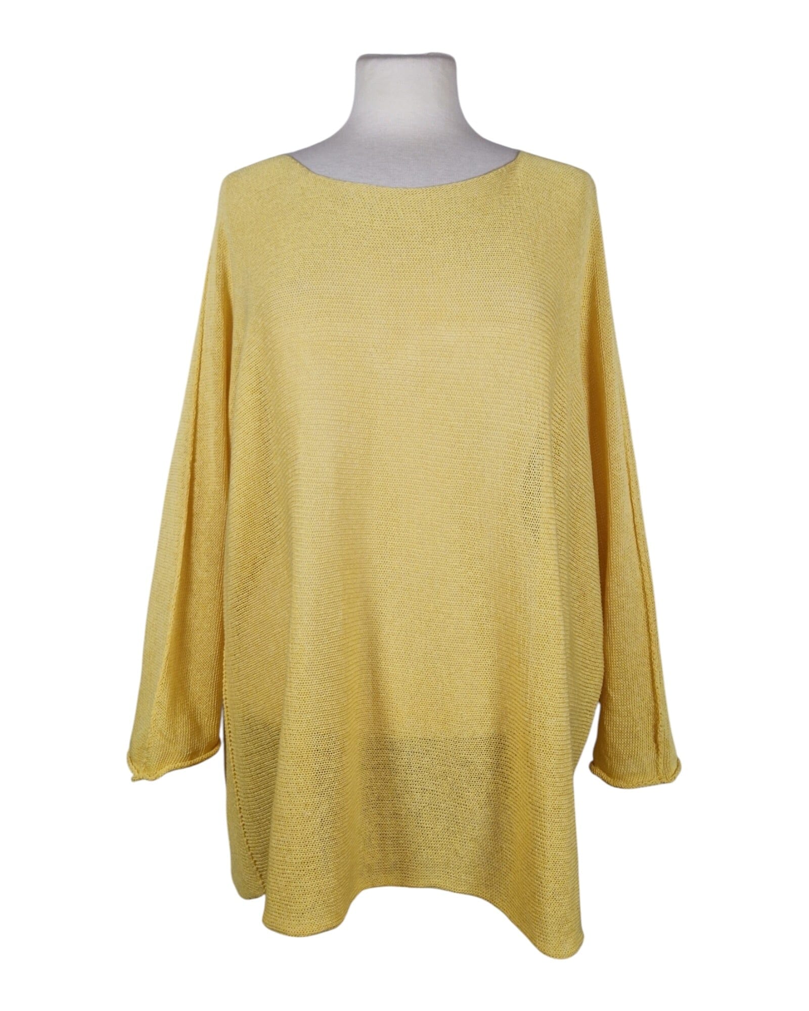 Sommerpullover Lang Pullover Kolibri Ulm Gelb Einheitsgröße