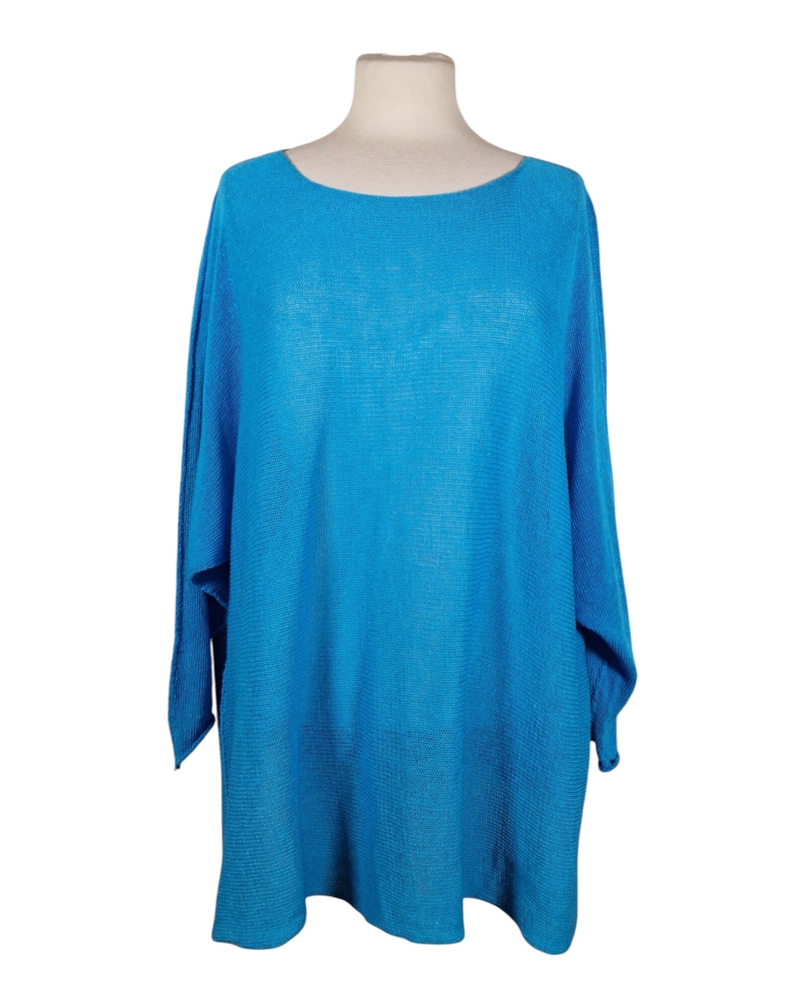Sommerpullover Lang Pullover Kolibri Ulm Türkis Einheitsgröße