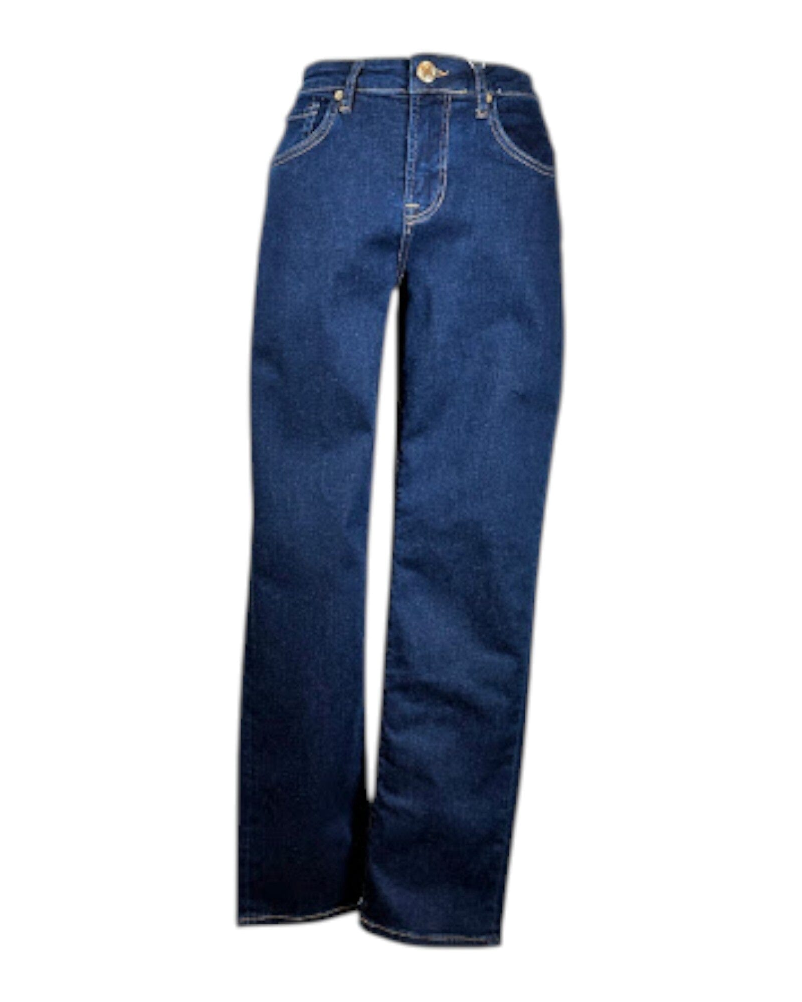 Straight Fit Jeanshose Goldgarn Denim Darkblue W26