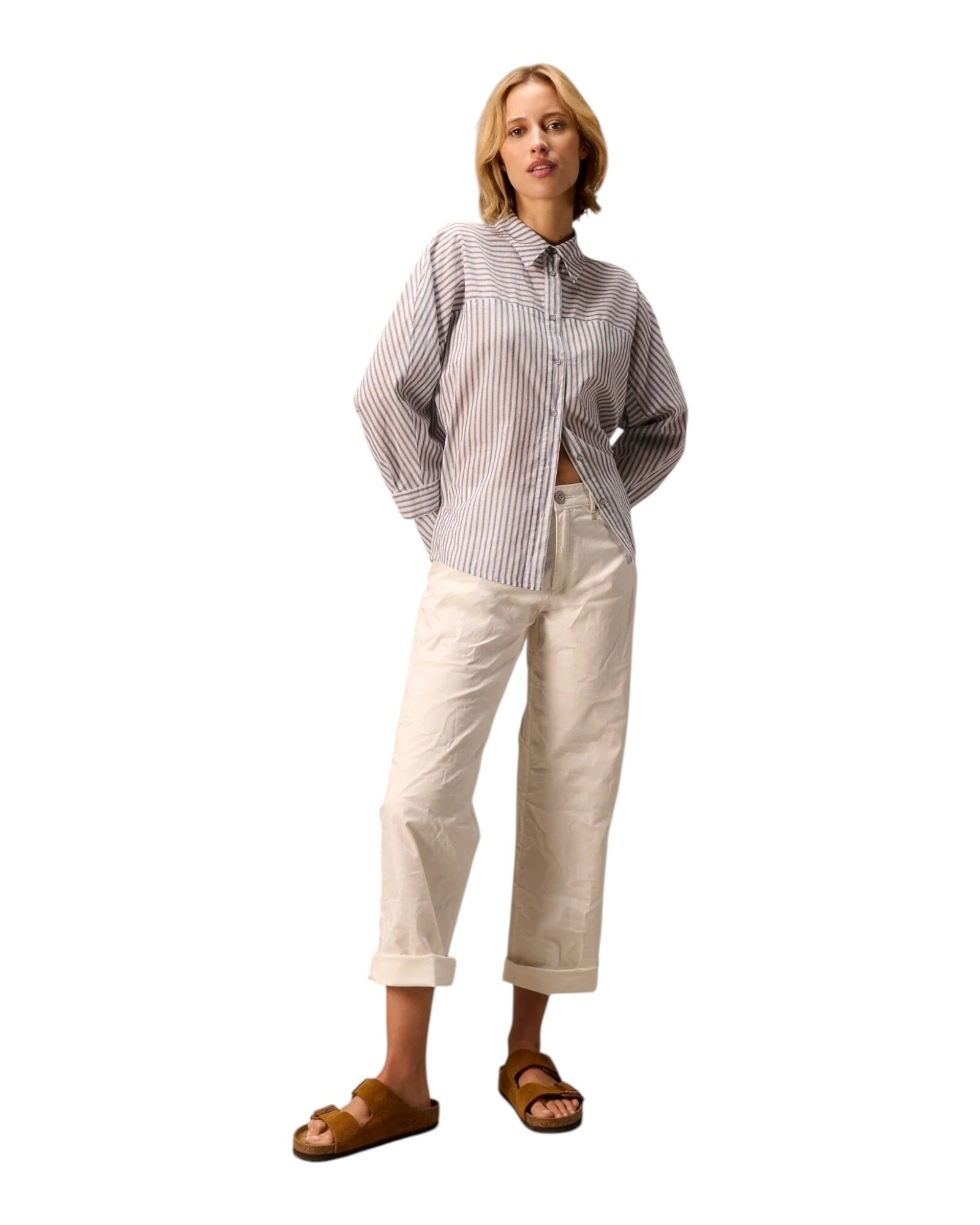 Straight Jeanshose Nile Offwhite XS