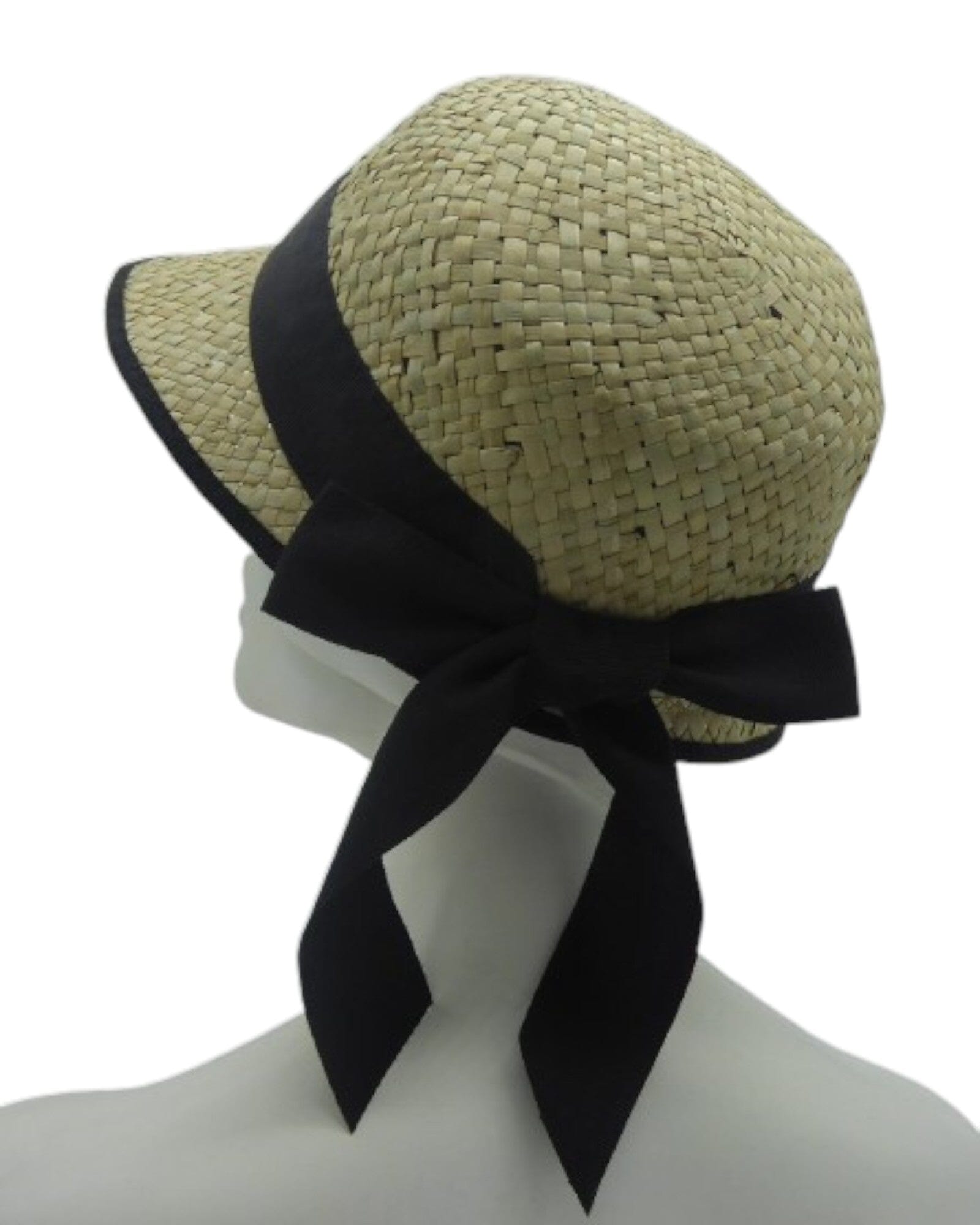 Strohkappe Hut Gebeana 4290 Natur/Schwarz 58