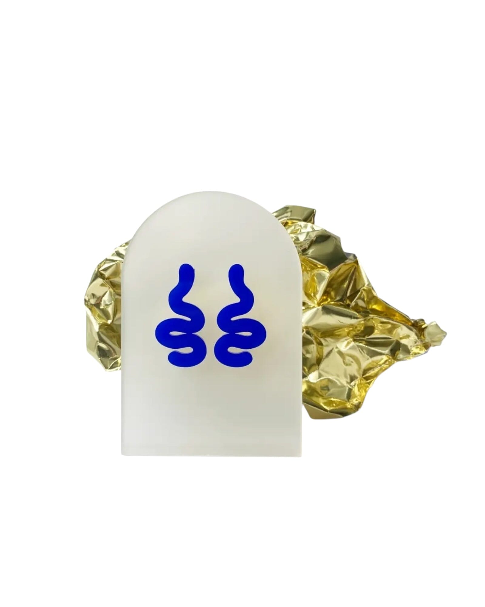 Stud Earring Blue Line Ohrringe Mimimono