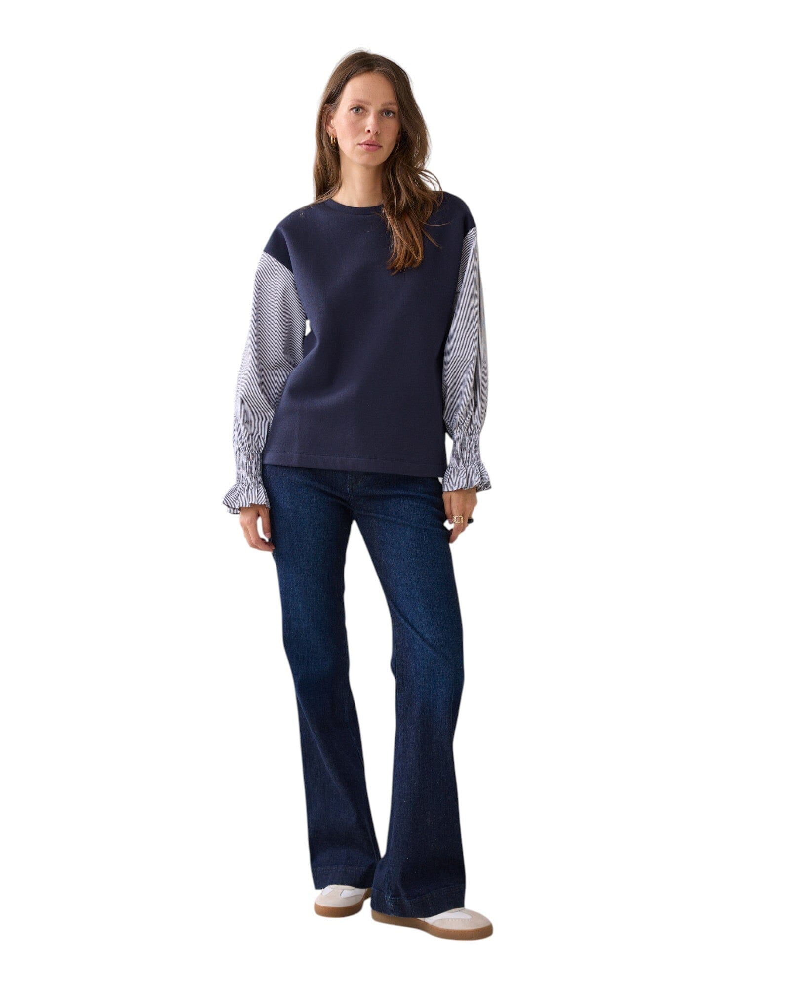 Sweat Mix Sweatshirt Summum Woman
