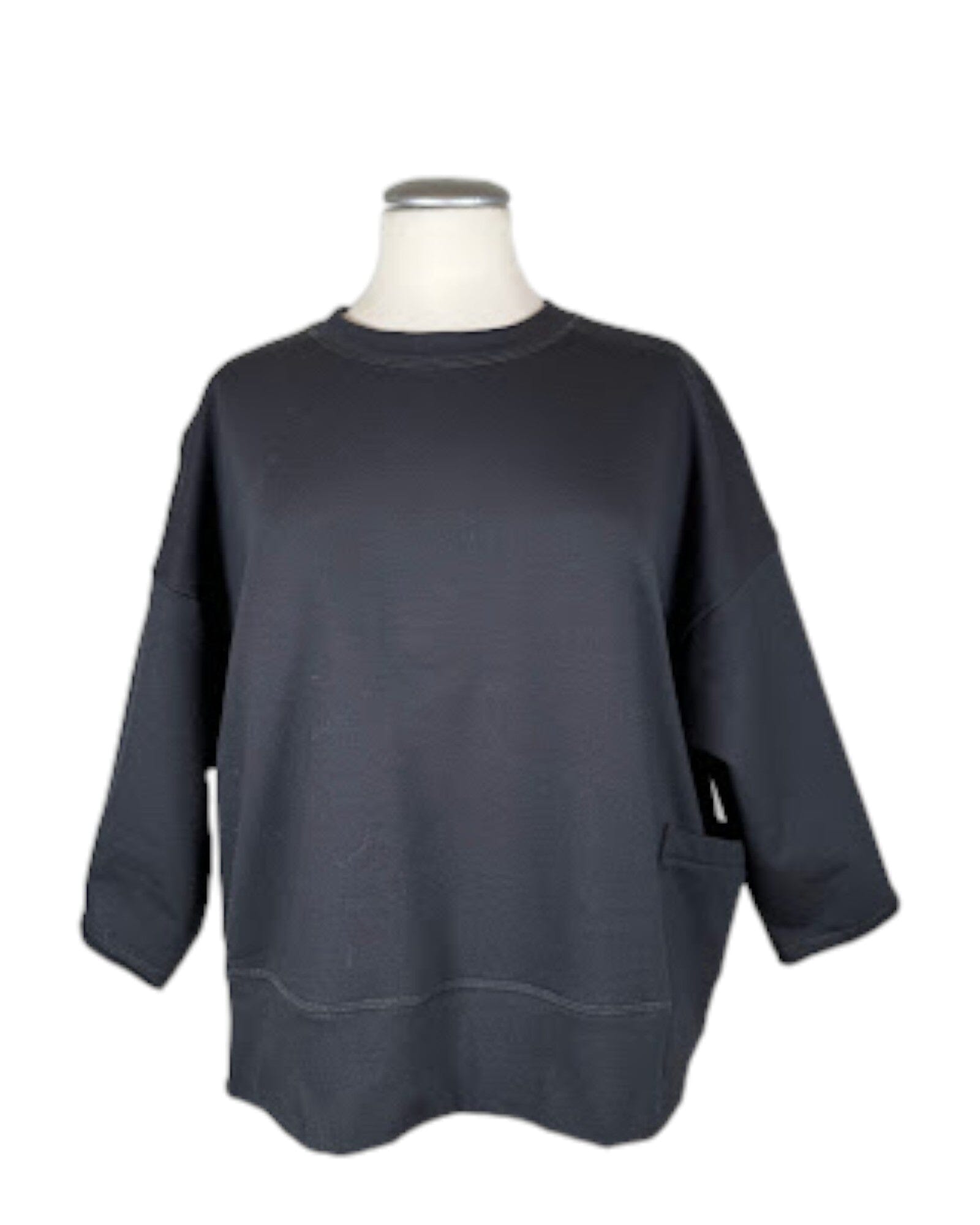 Sweat Pocket Pulli Sweatshirt Hindahl & Skudelny Nero S