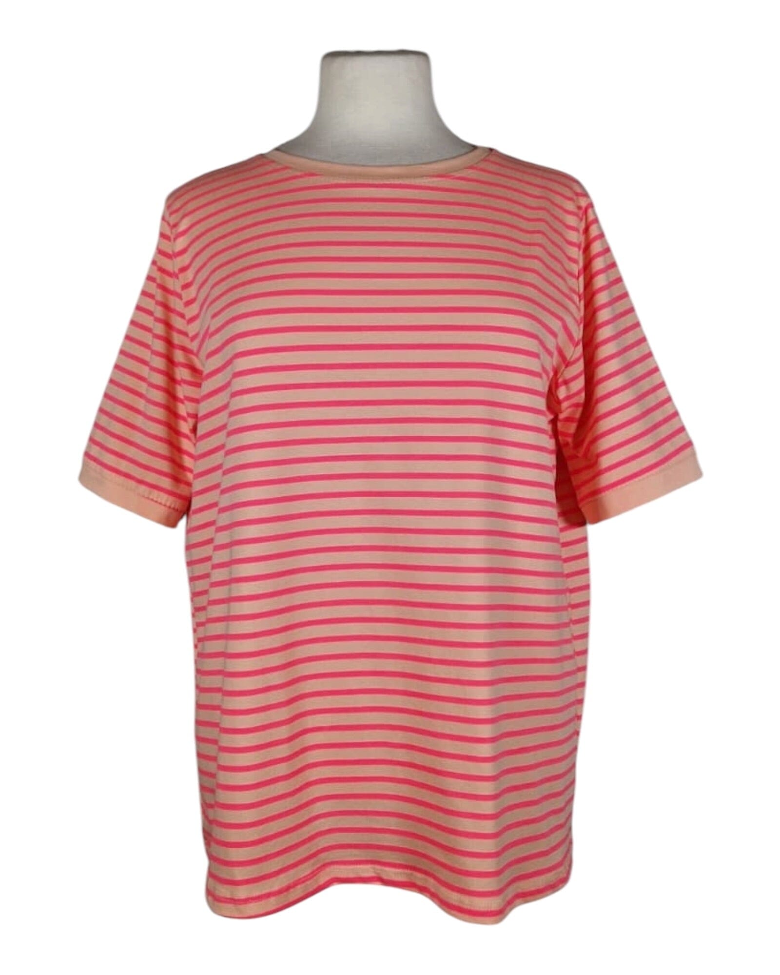 T-Shirt Stripe T-Shirt Kolibri Ulm Apricot/Neonpink Einheitsgröße
