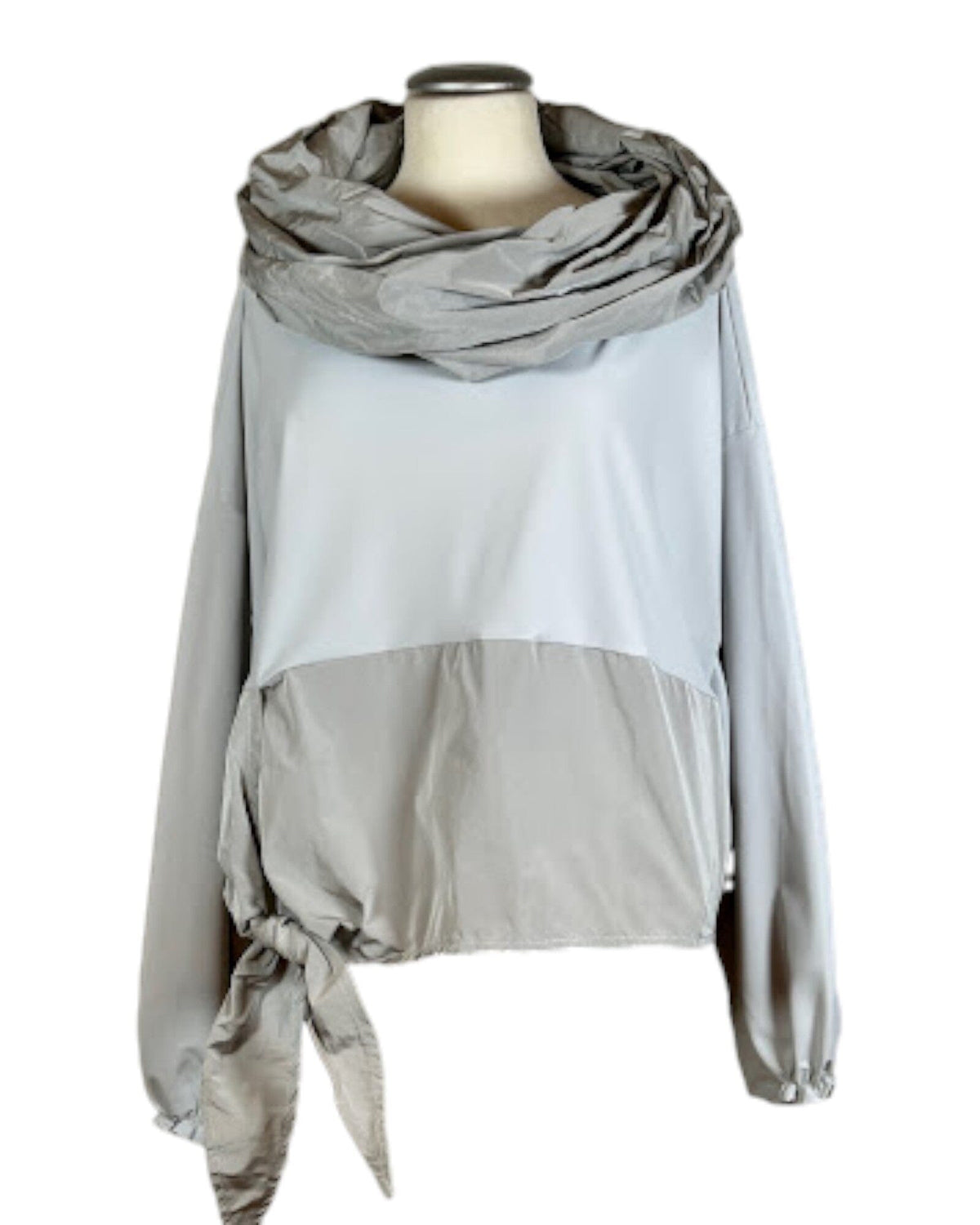 Taftshirt Shirt Zeitlos by Luana Hellgrau 38/40