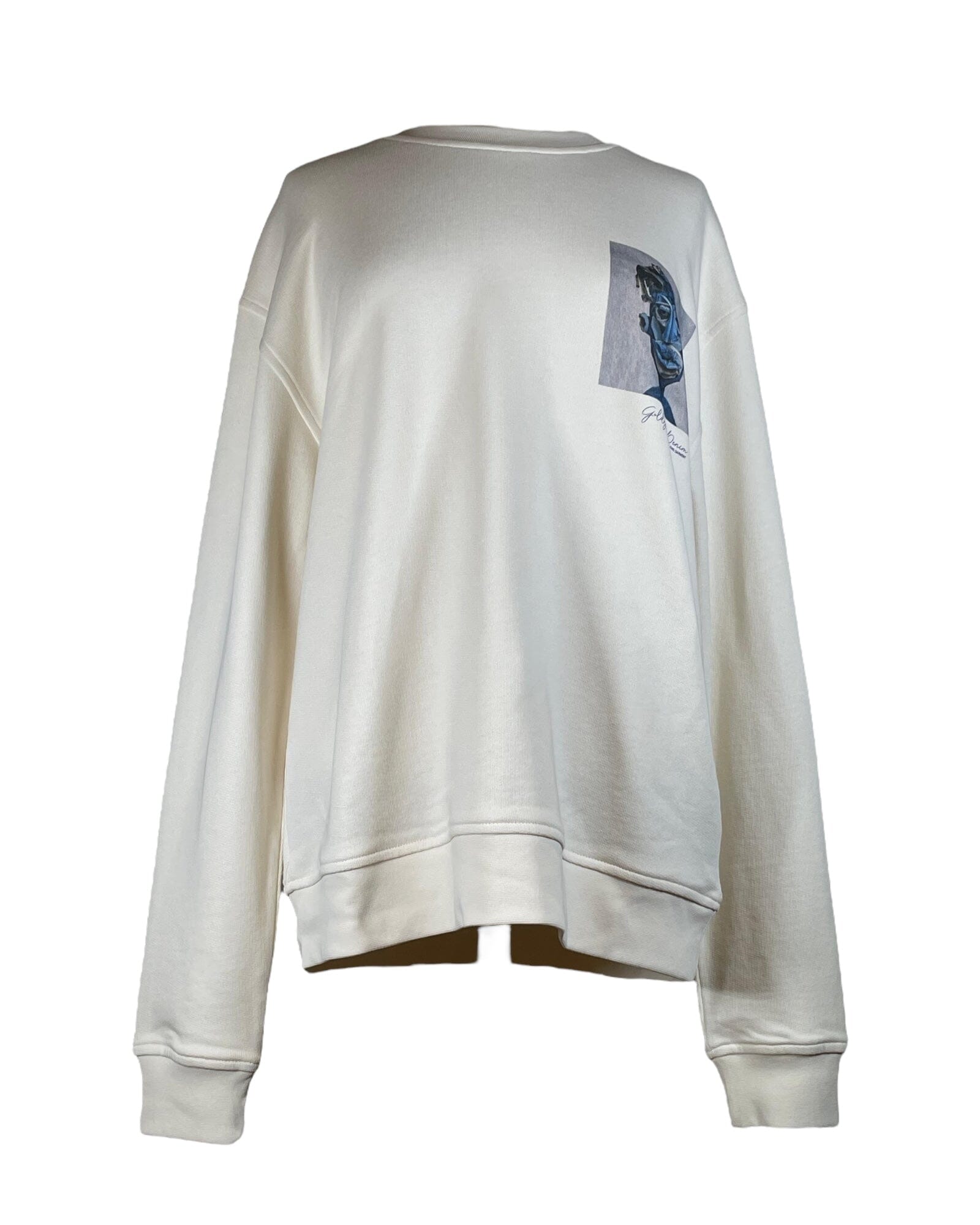 The Denim Face CN I Sweatshirt Goldgarn Denim