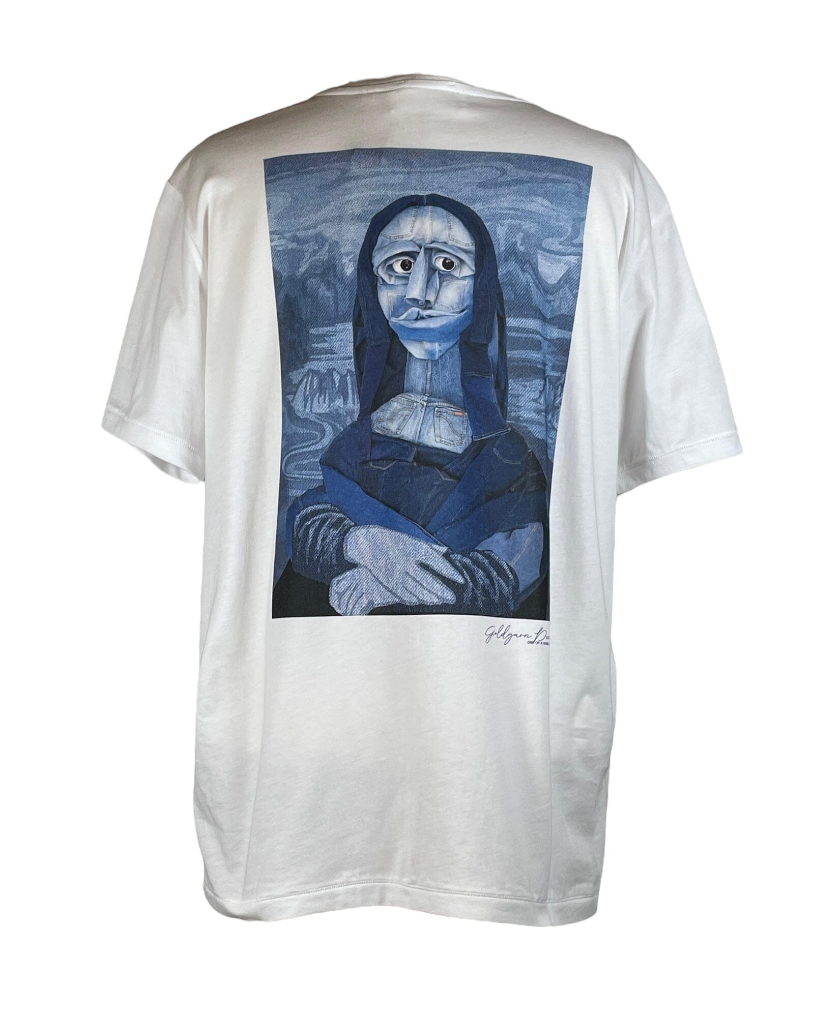 The Denim Face II T-Shirt Goldgarn Denim