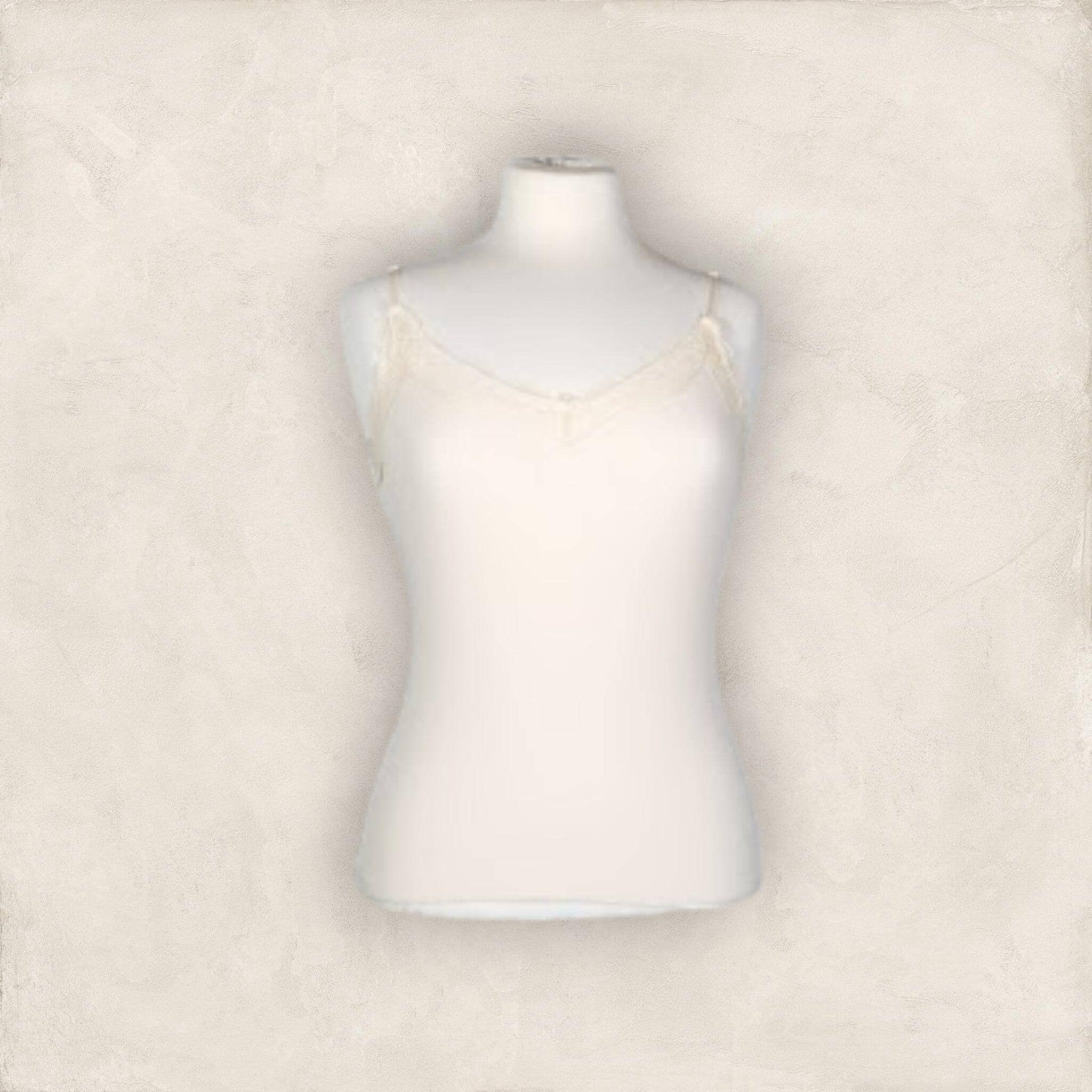 Top mit Spitze Top Olger Creme