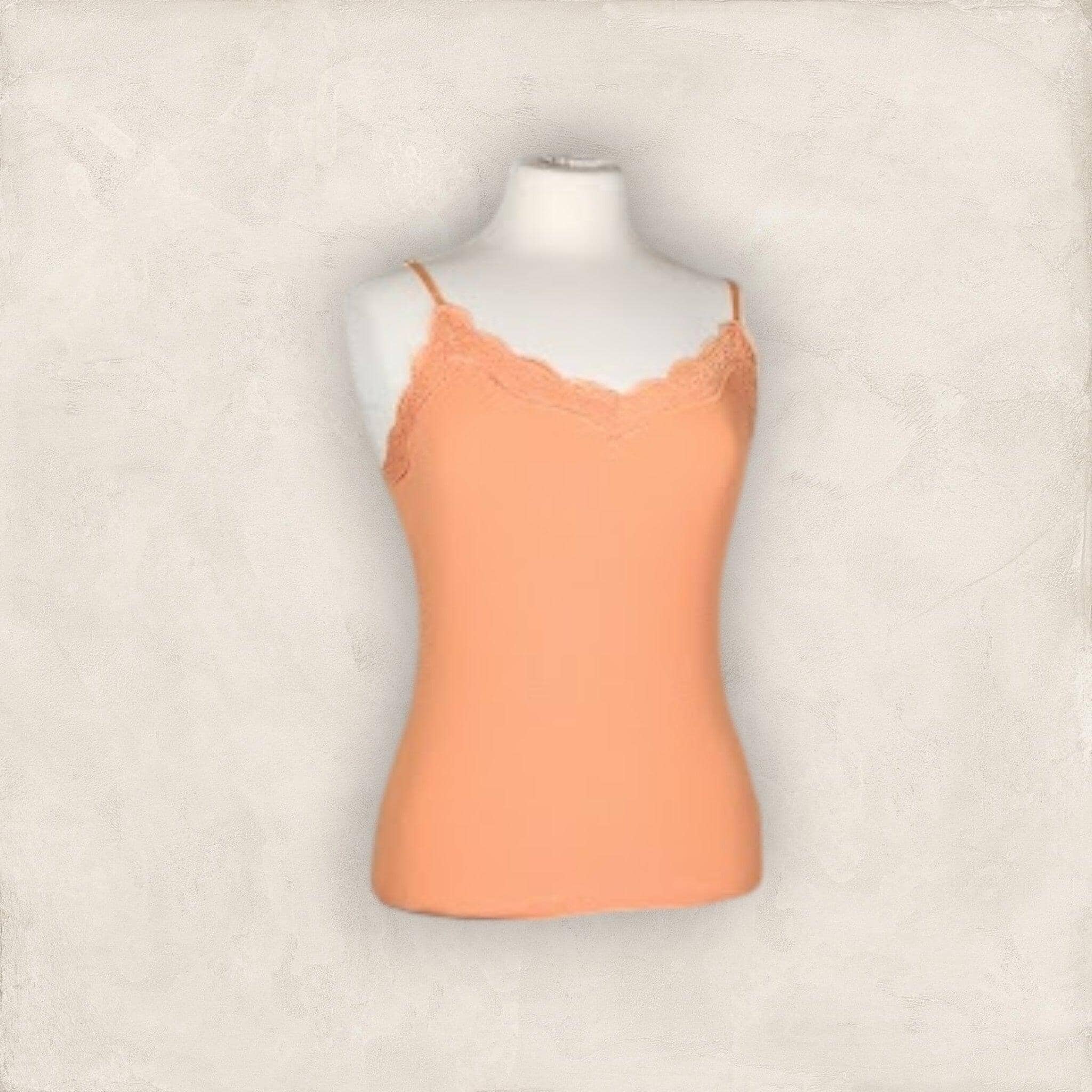 Top mit Spitze Top Olger Orange