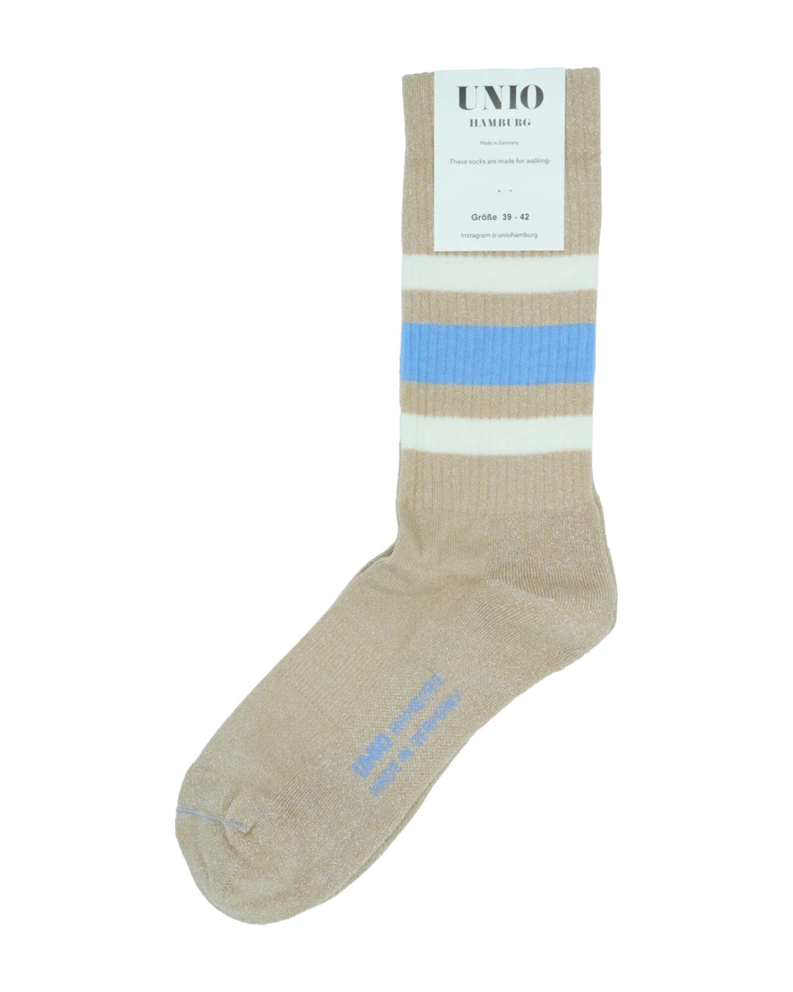 Toronto Glitzi Socken UNIO 04 Toast Ecru Lavender 36-38